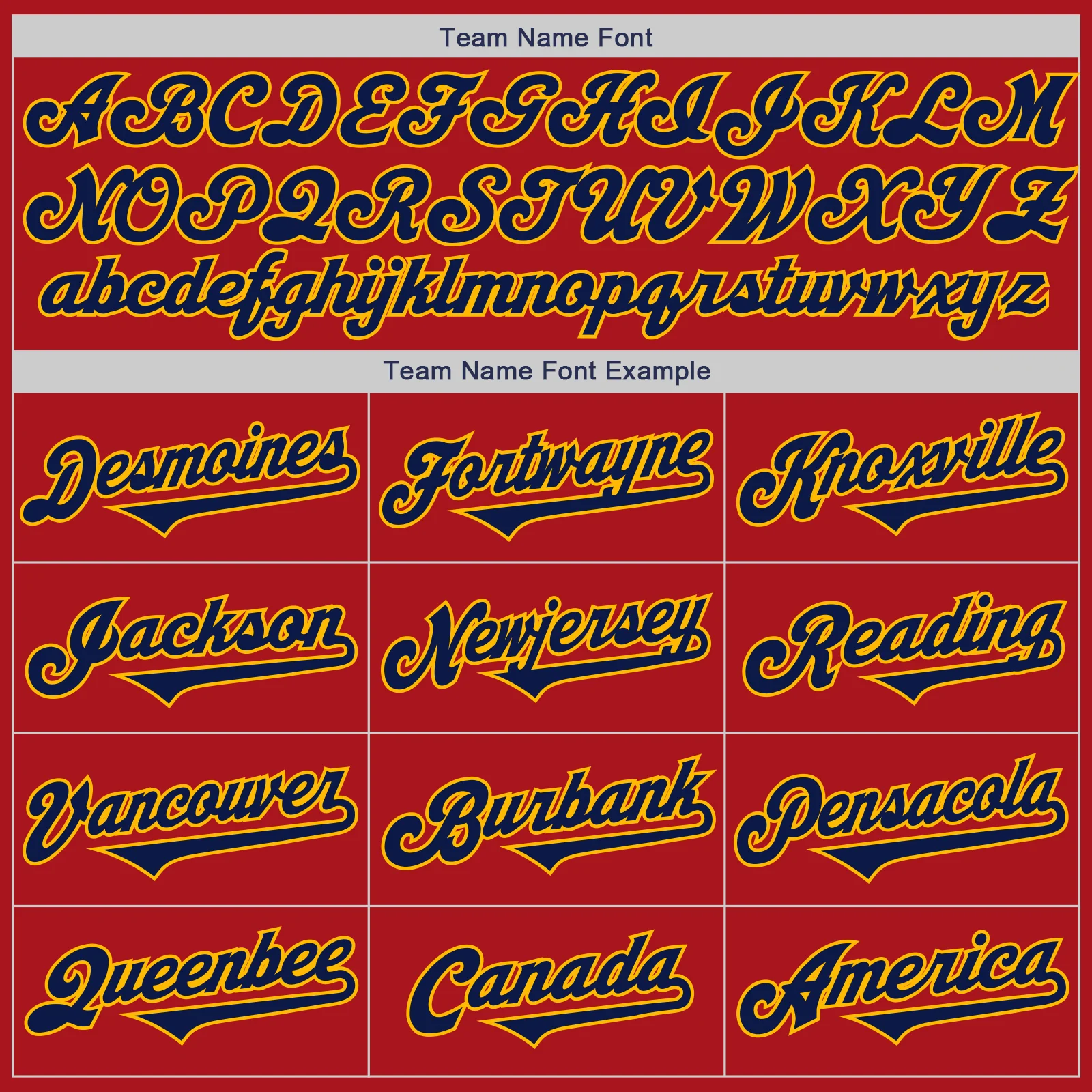Custom Red Navy-Gold Authentic Two Tone Baseball Jersey - Image 4