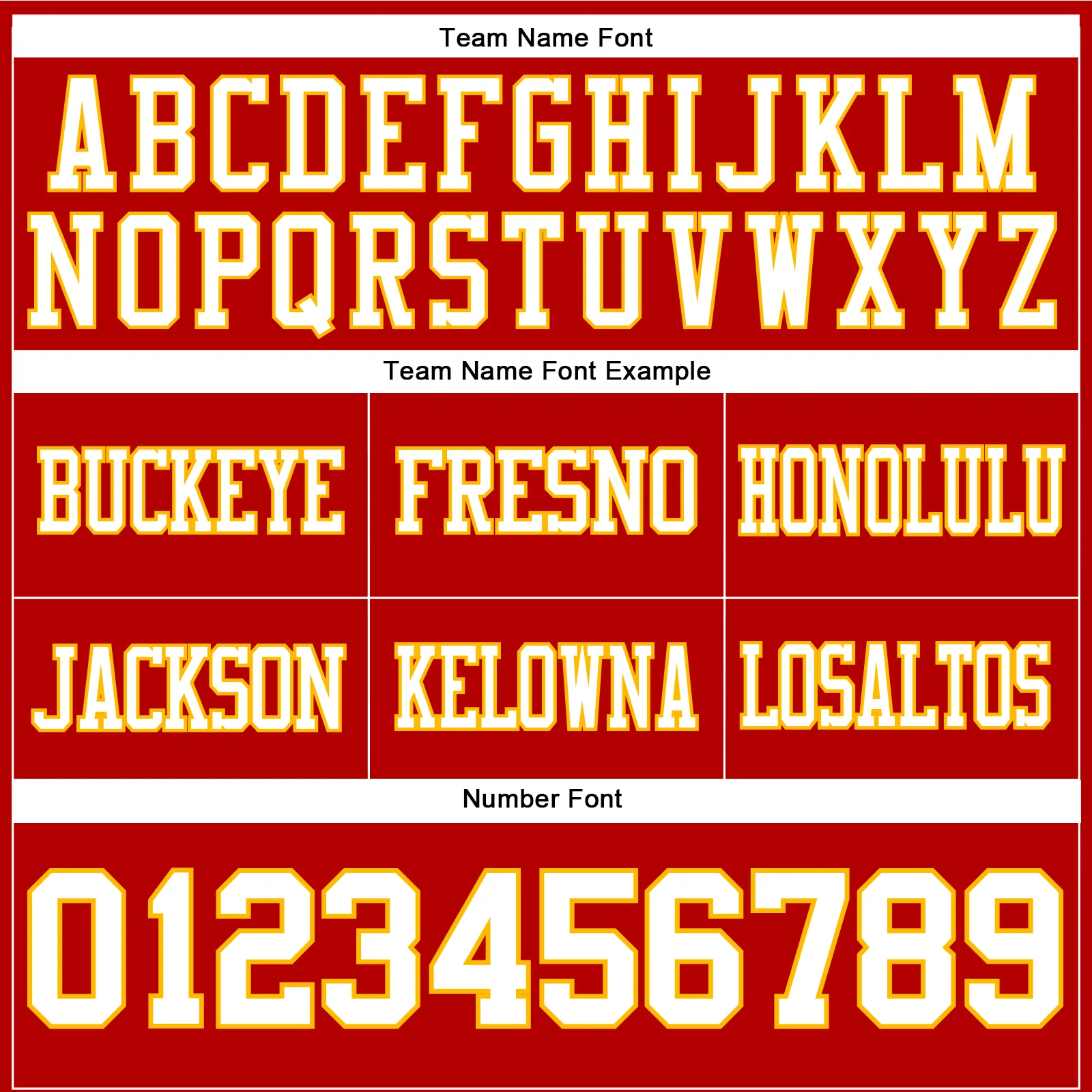 Custom Red White-Gold Authentic Football Jersey - Image 4
