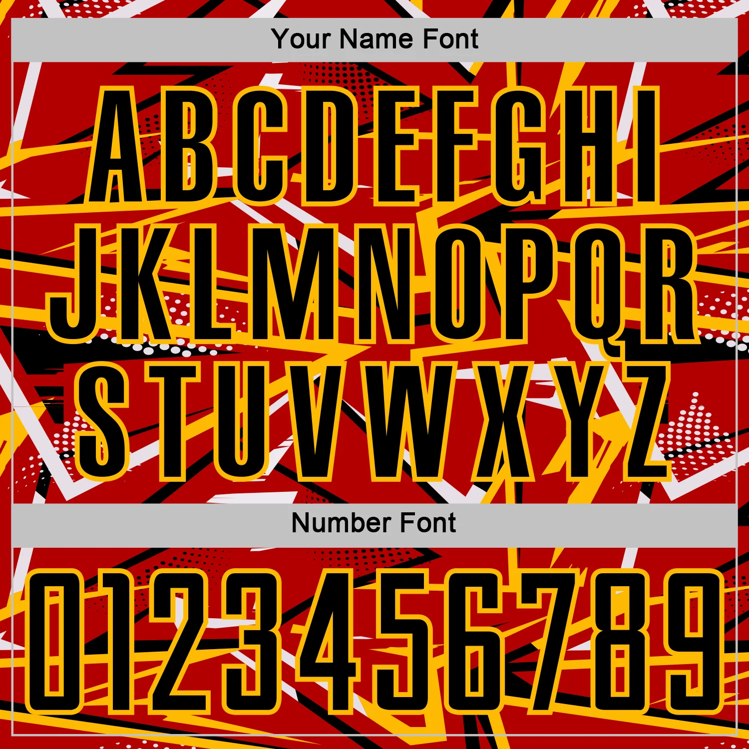 Custom Red Black Gold-White Abstract Geometric Stripes Sports Sublimation Soccer Uniform Jersey - Image 6