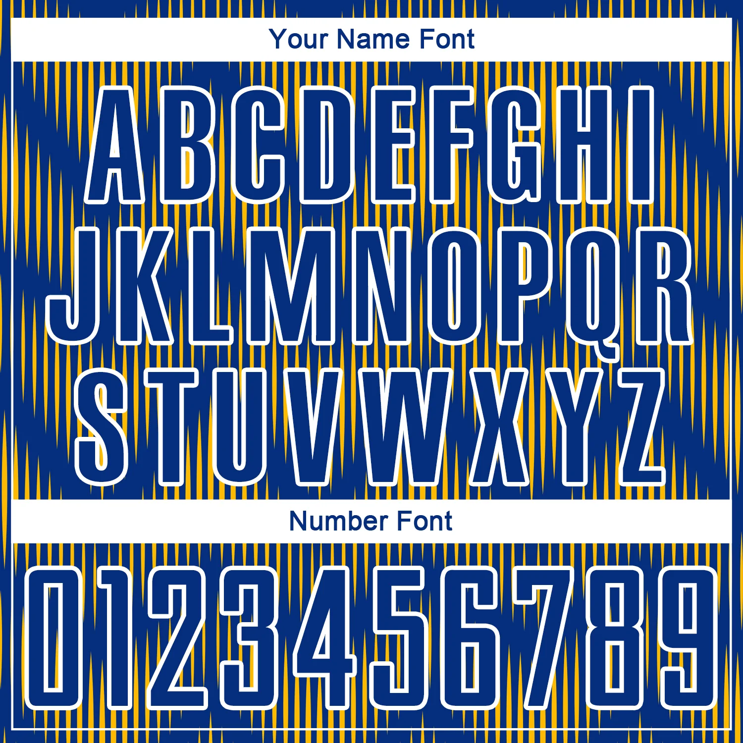 Custom Royal Gold-White Line Sublimation Soccer Uniform Jersey - Image 6