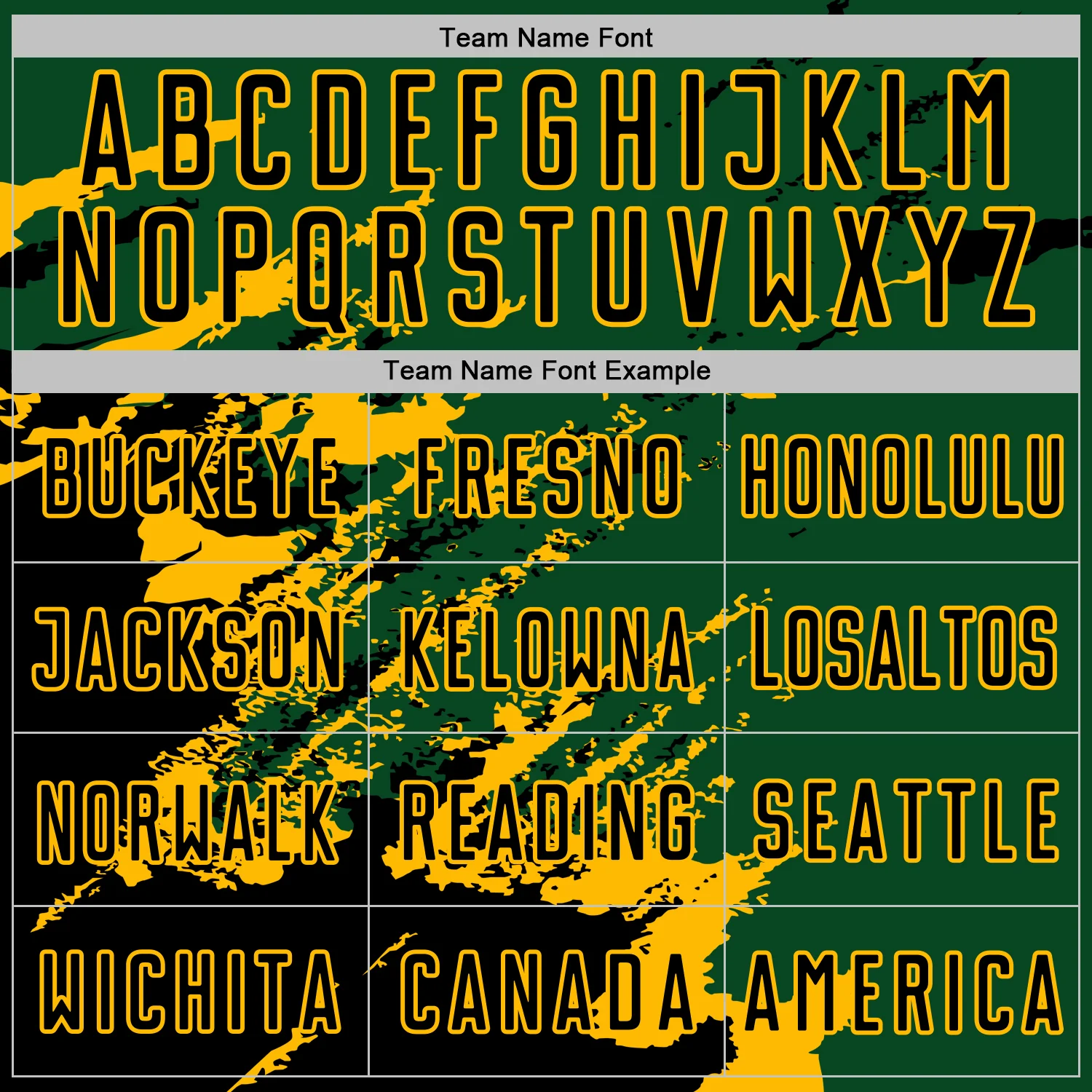 Custom Green Black-Gold Abstract Fragment Art Splash Sports Sublimation Soccer Uniform Jersey - Image 5