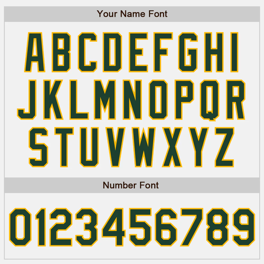 Custom White Green-Gold Authentic Two Tone Baseball Jersey - Image 5