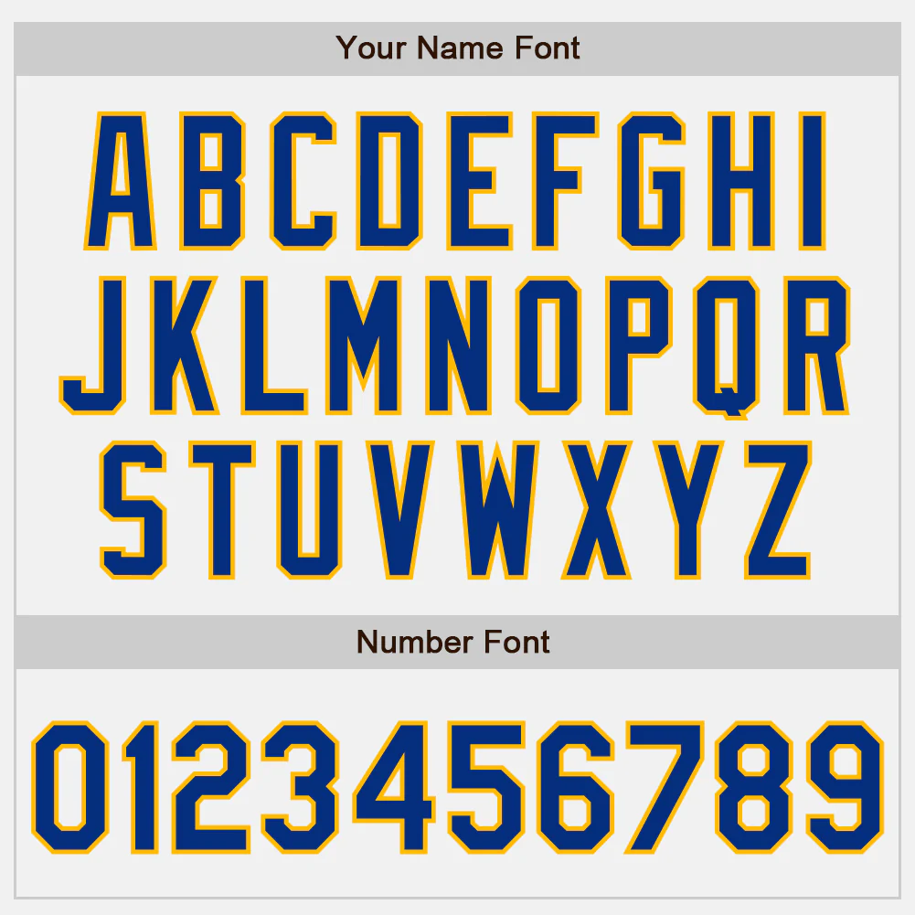 Custom White Royal-Gold Authentic Two Tone Baseball Jersey - Image 5