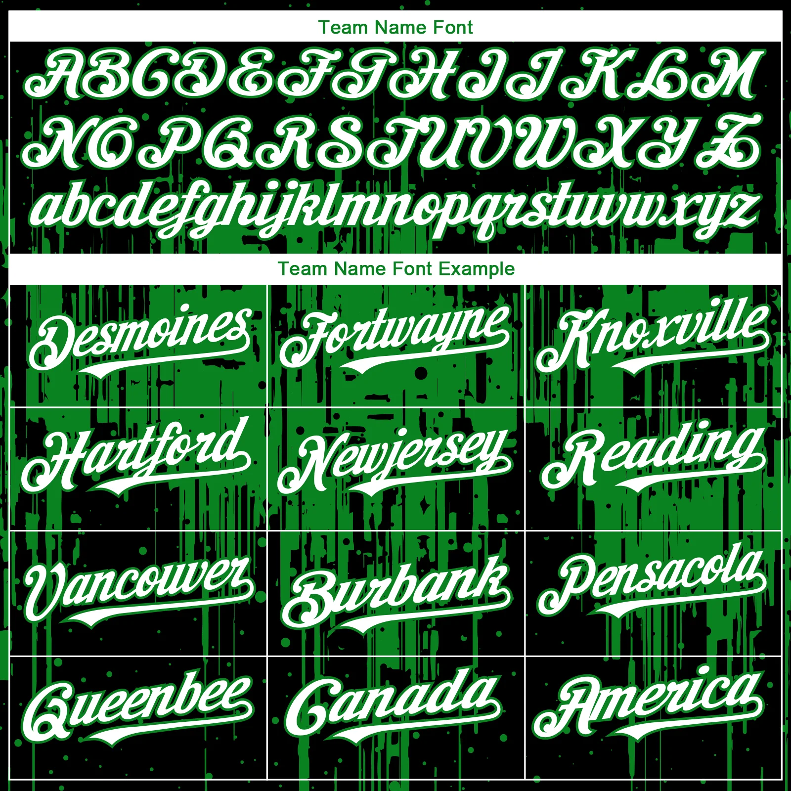 Custom Black White-Grass Green Dripping Splatter Paint Authentic Baseball Jersey - Image 4