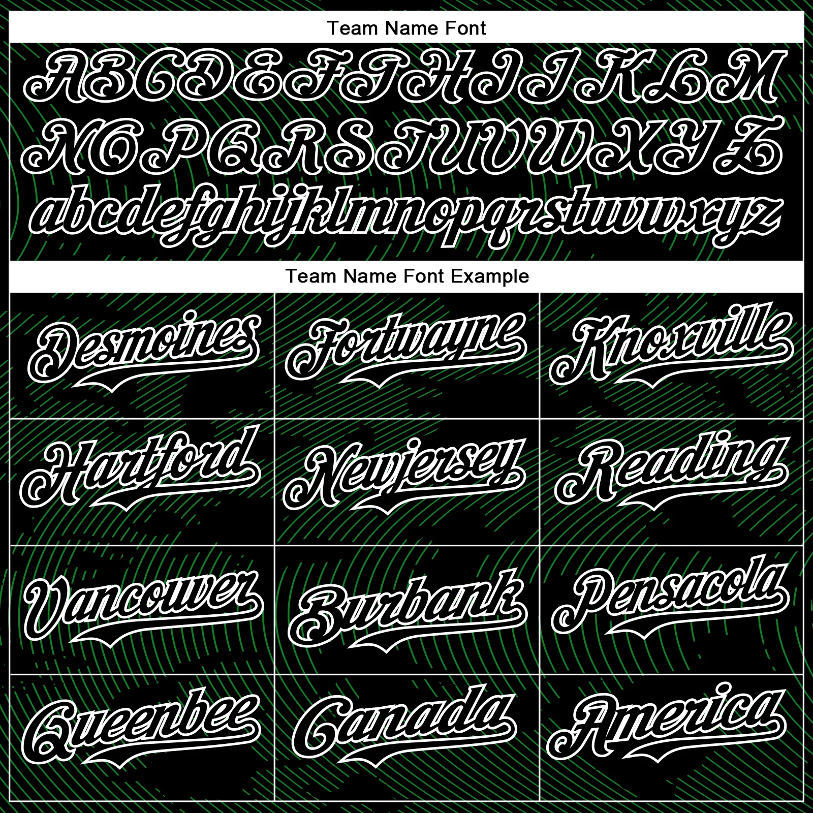 Custom Black Grass Green-White Curve Lines Bomber Full-Snap Varsity Letterman Hoodie Jacket - Image 5