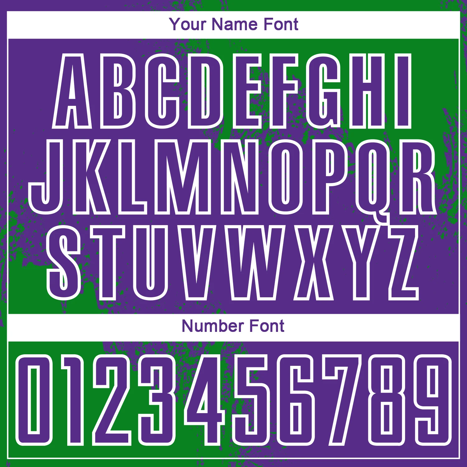 Custom Purple Grass Green-White Abstract Brush Stroke Sports Sublimation Soccer Uniform Jersey - Image 6