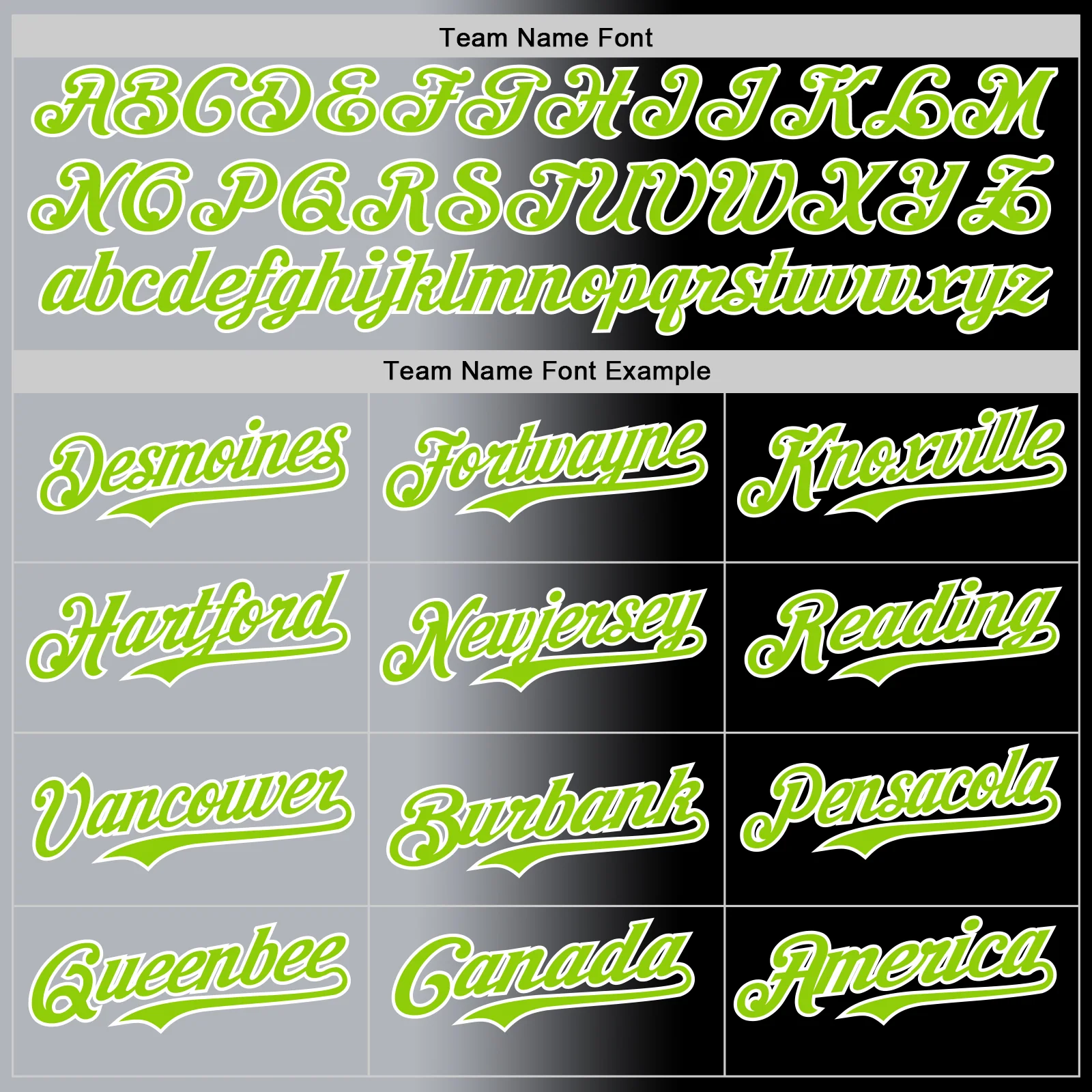 Custom Black Neon Green Gray-White Authentic Gradient Fashion Baseball Jersey - Image 4