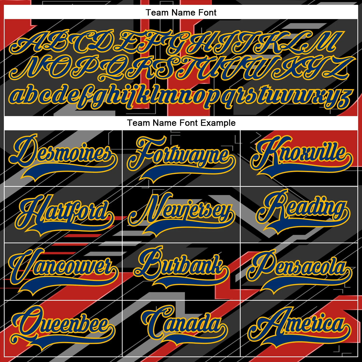 Custom Black US Navy Blue Gray Orange-Gold 3D Pattern Cyber Mecha E-sport Hockey Jersey - Image 4