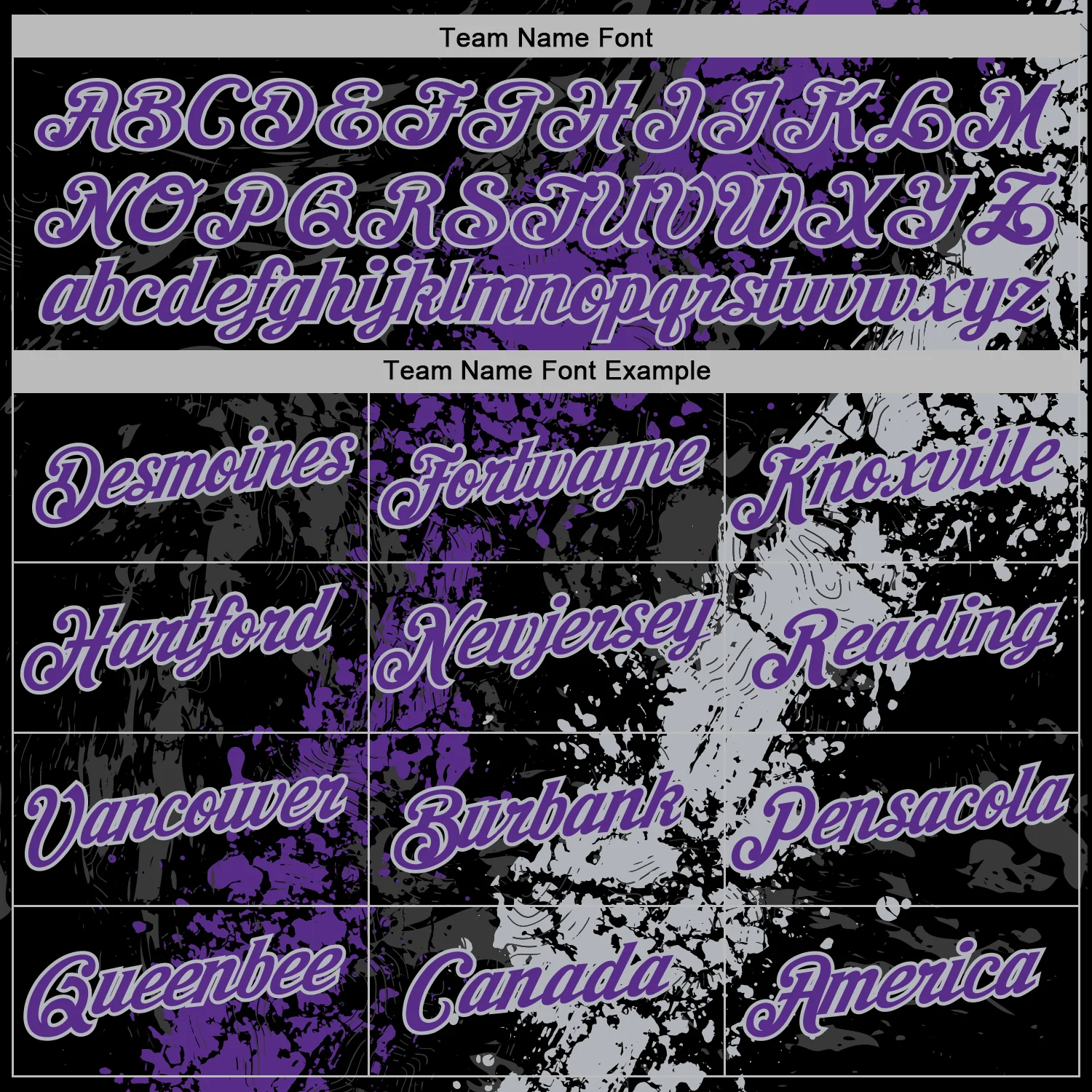 Custom Stitched Black Purple-Gray Splash Sports Pullover Sweatshirt Hoodie - Image 5