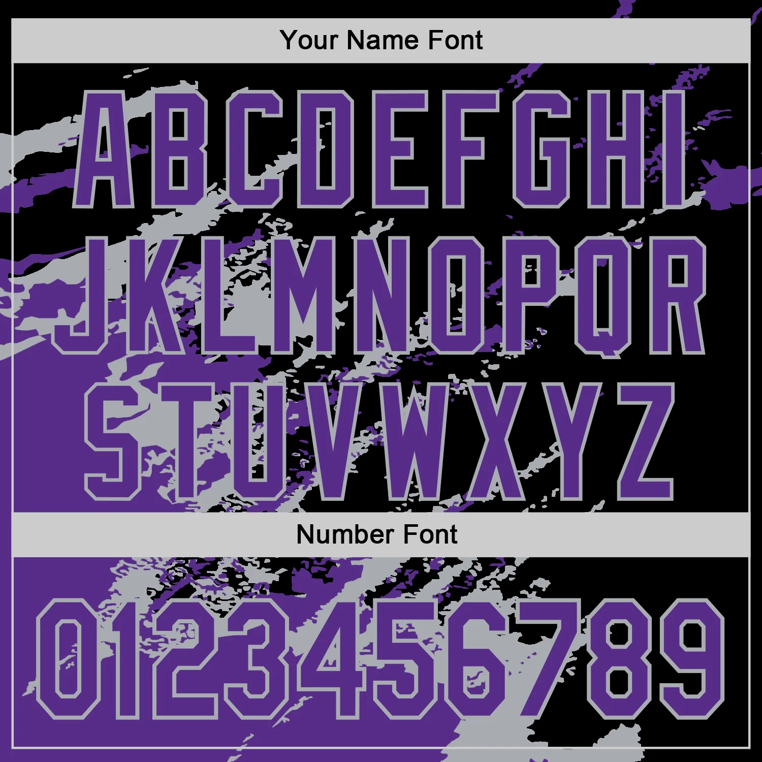 Custom Black Purple-Gray Splash Art 3D Pattern Design Bomber Full-Snap Varsity Letterman Hoodie Jacket - Image 6