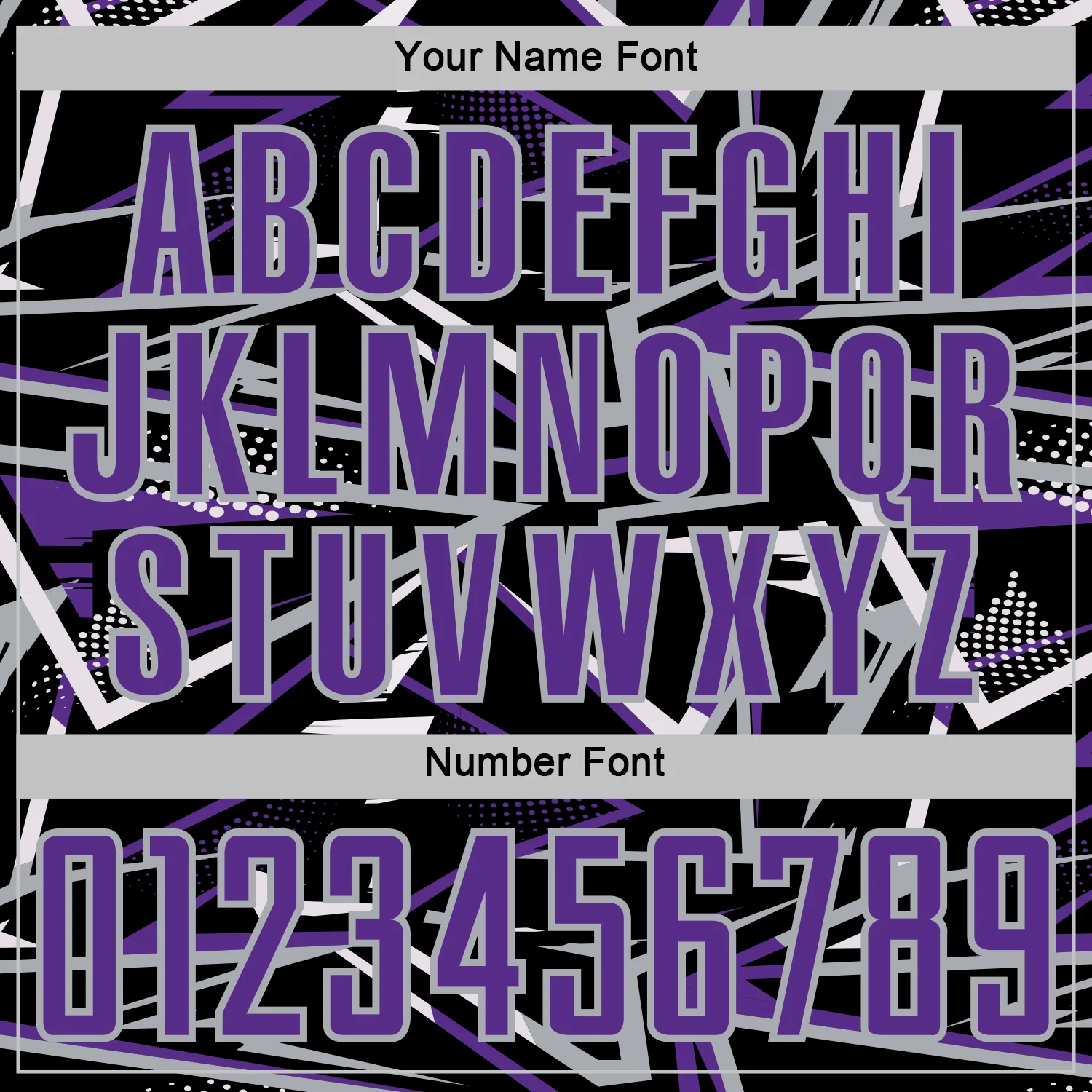 Custom Black Purple Gray-White Abstract Geometric Stripes Sports Sublimation Soccer Uniform Jersey - Image 6