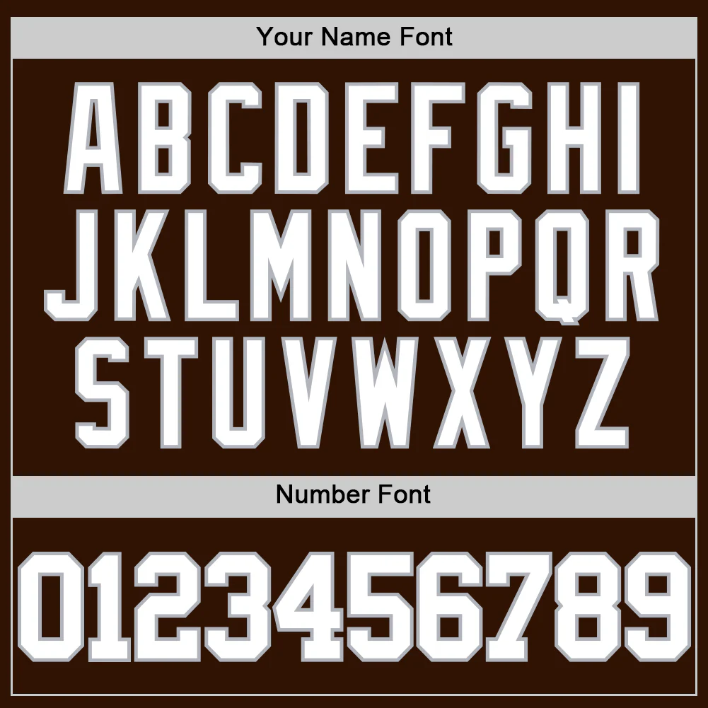 Custom Brown White-Gray Authentic Basketball Jersey - Image 3