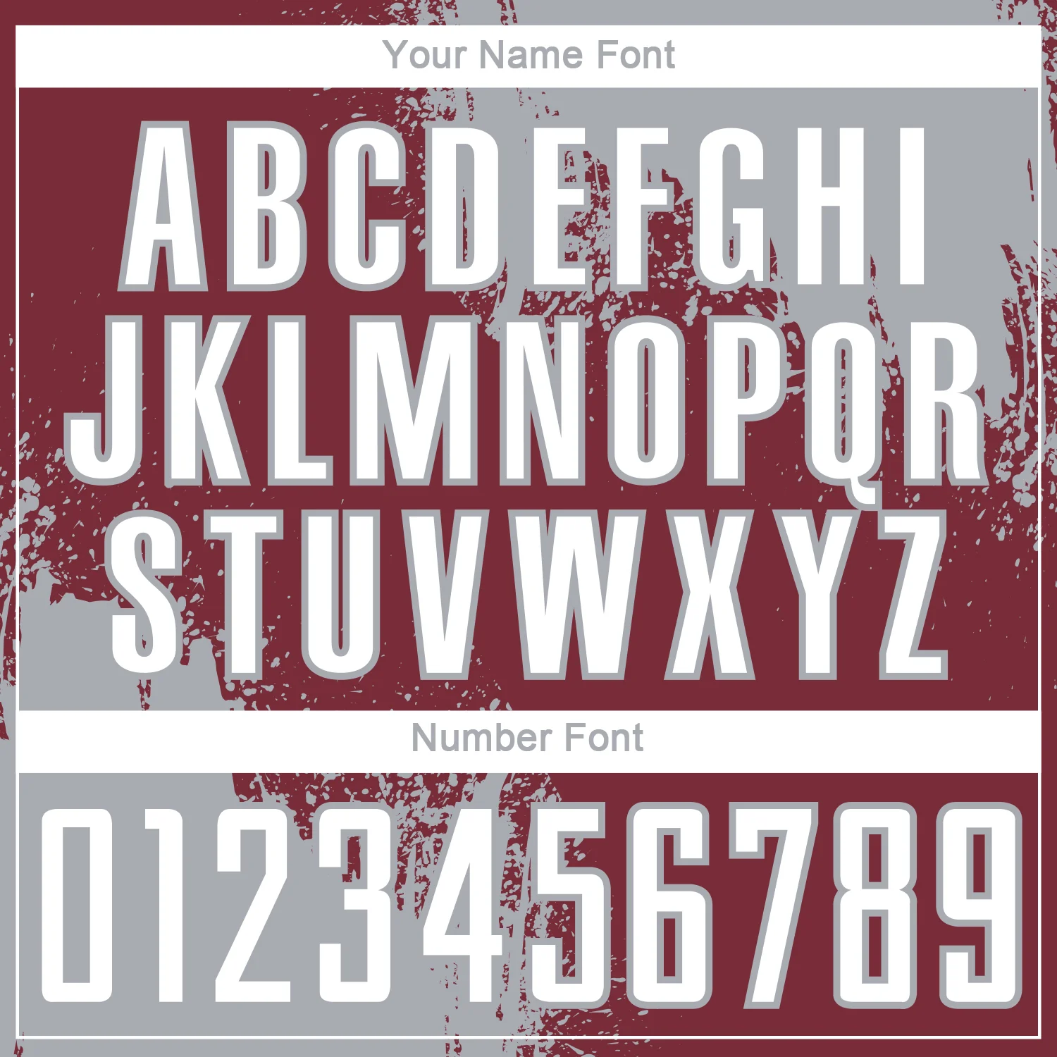 Custom Burgundy White-Gray Abstract Brush Stroke Sports Sublimation Soccer Uniform Jersey - Image 6