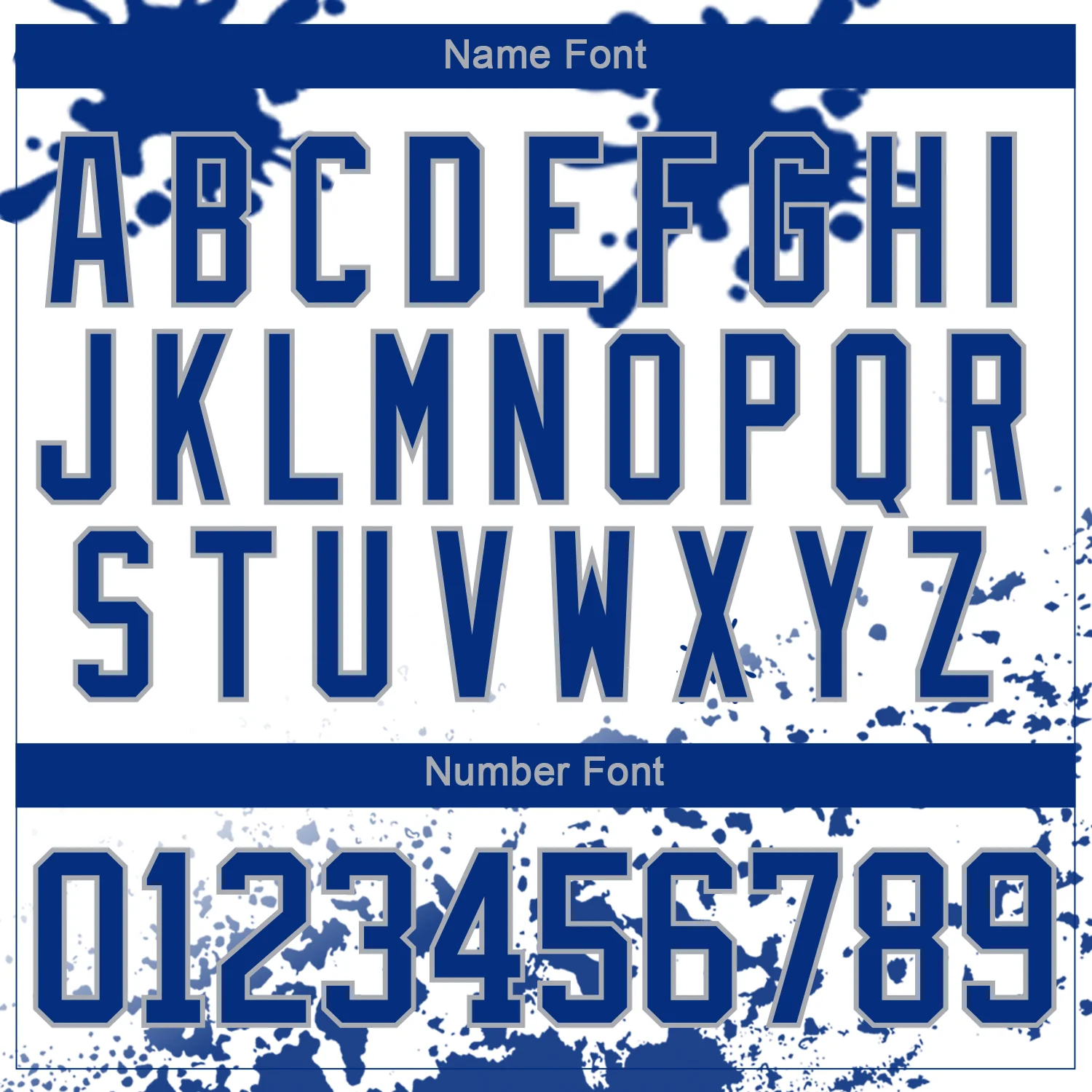 Custom Camo Royal Gray-White Splash Hockey Lace Neck Jersey - Image 5