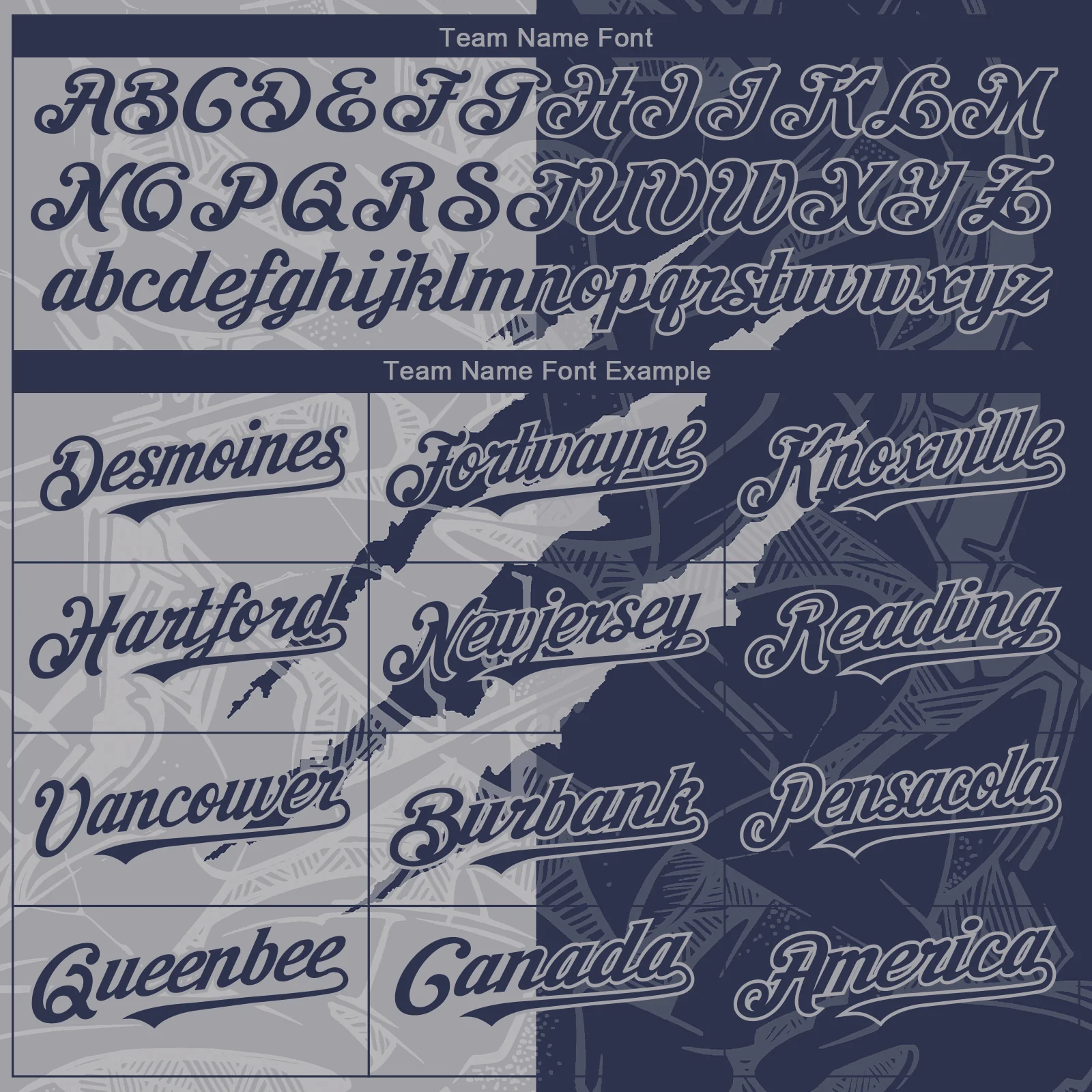 Custom Graffiti Pattern Navy-Gray 3D Scratch Authentic Baseball Jersey - Image 4