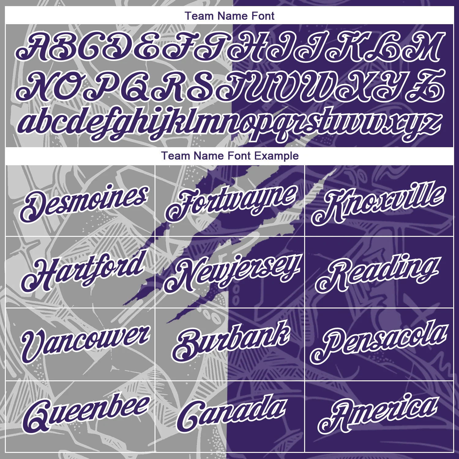 Custom Graffiti Pattern Purple Gray-White Scratch 3D Performance T-Shirt - Image 3