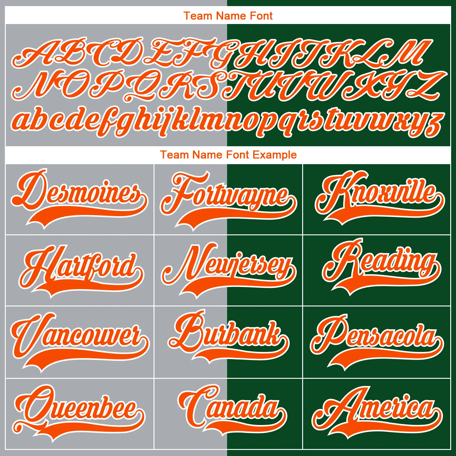 Custom Green Orange Gray-White Split Fashion Hockey Lace Neck Jersey - Image 6