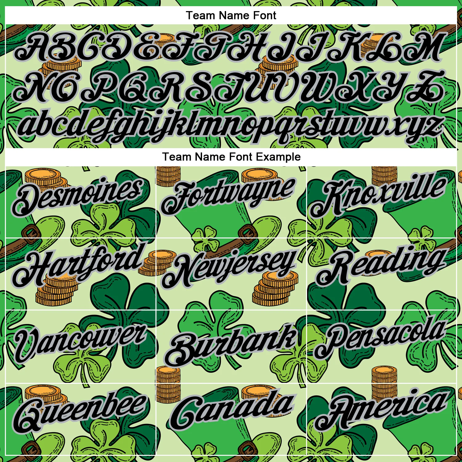 Custom Green Black-Gray 3D St. Patrick's Day Shamrock Performance Polo Shirt - Image 4