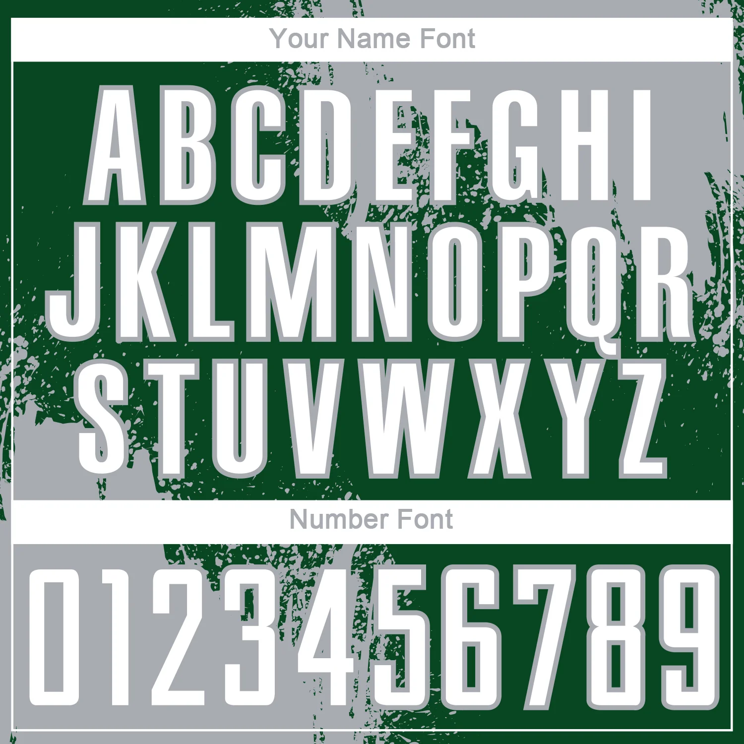 Custom Green White-Gray Abstract Brush Stroke Sports Sublimation Soccer Uniform Jersey - Image 6