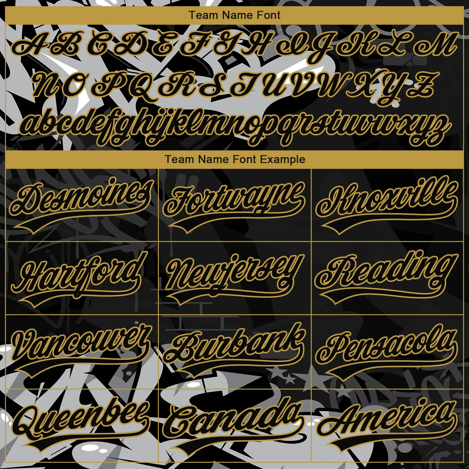 Custom Stitched Black Gray Old Gold-White 3D Graffiti Splash Street Art Sports Pullover Sweatshirt Hoodie - Image 3