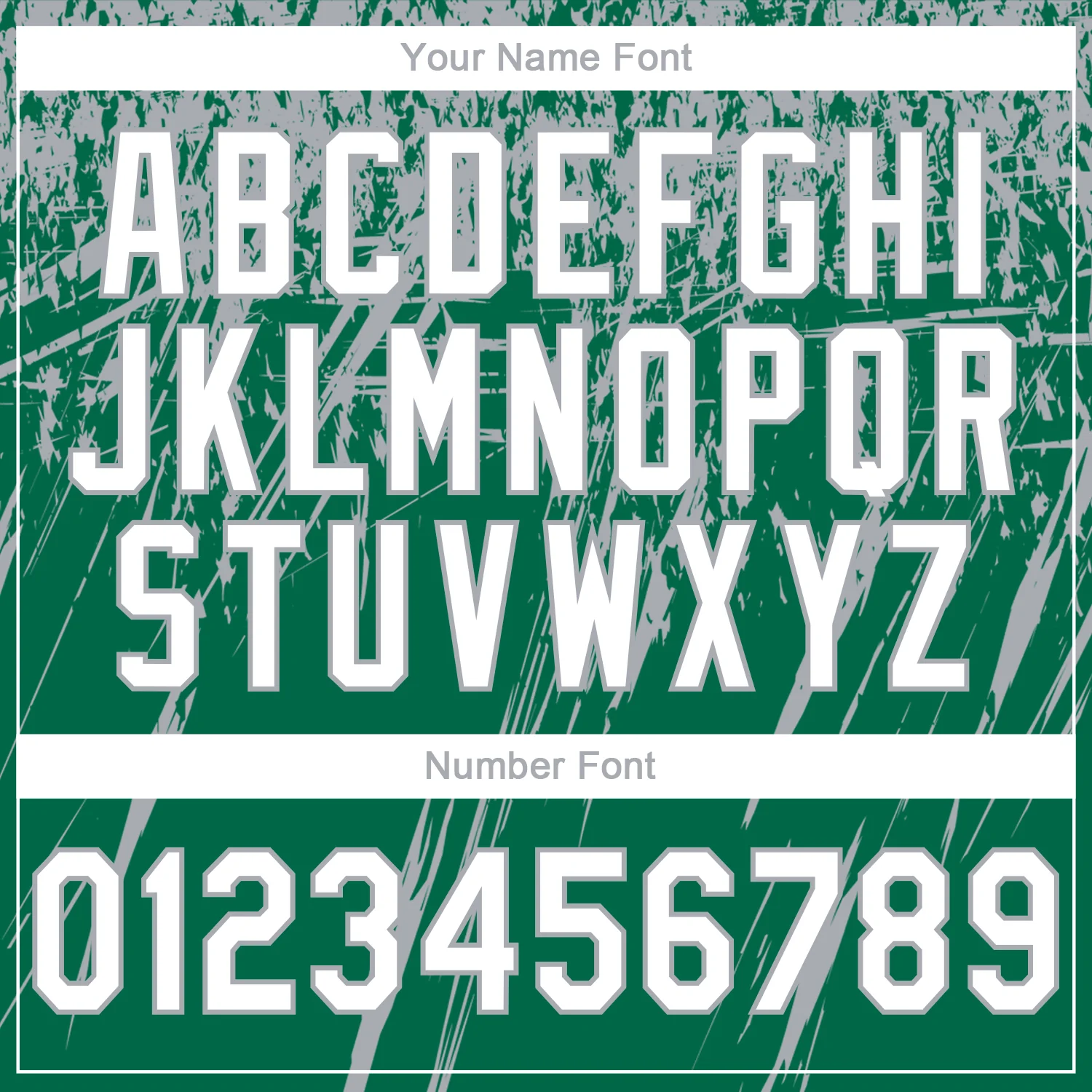 Custom Stitched Kelly Green White-Gray 3D Pattern Design Splash Grunge Art Sports Pullover Sweatshirt Hoodie - Image 4