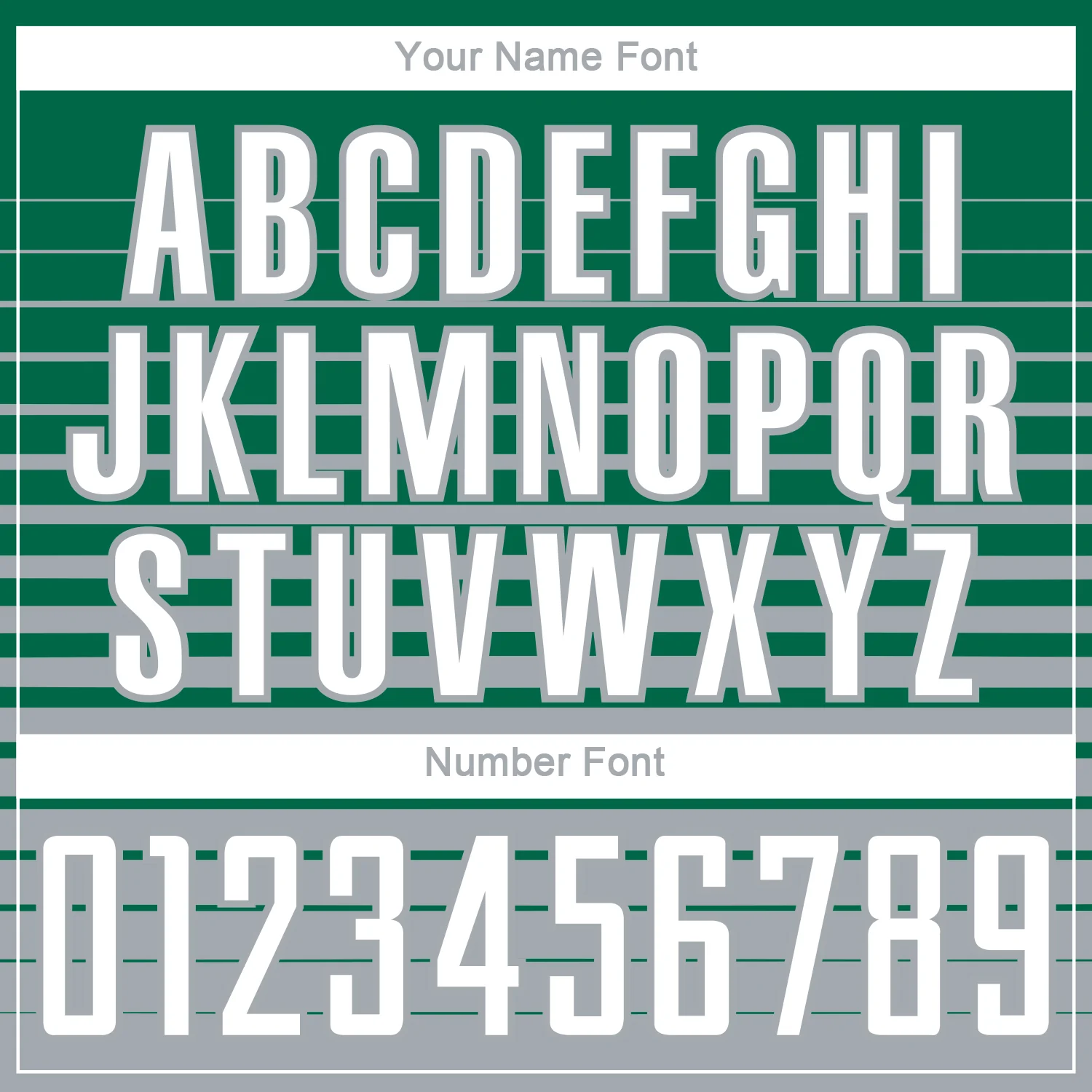 Custom Kelly Green White-Gray Gradient Pinstripe Sublimation Soccer Uniform Jersey - Image 6