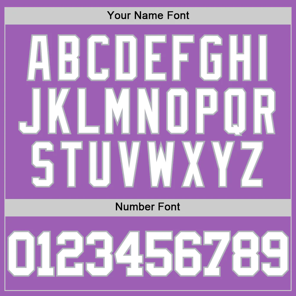 Custom Medium Purple White-Gray Authentic Basketball Jersey - Image 4