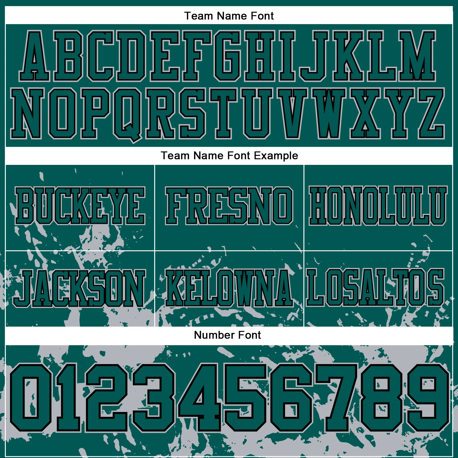 Custom Midnight Green Gray-Black 3D Pattern Splash Authentic Football Jersey - Image 4