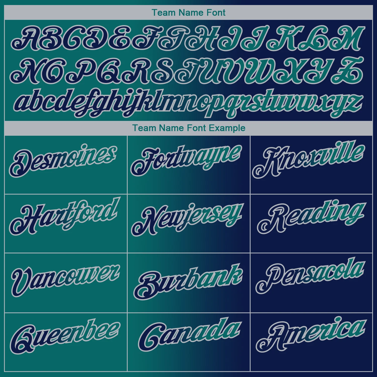 Custom Navy Teal-Gray 3D Gradient Fashion Performance Polo Shirt - Image 4