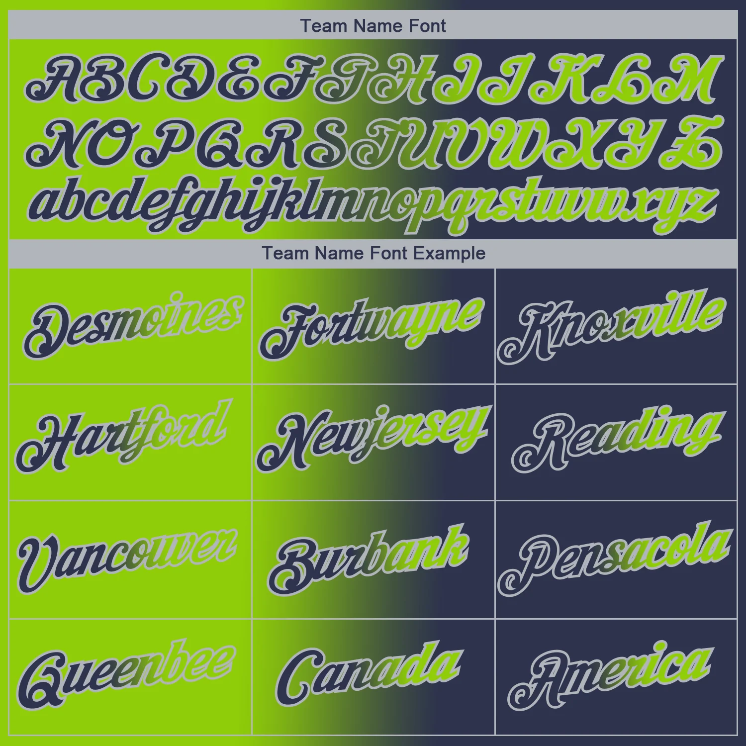 Custom Navy Neon Green-Gray Gradient Fashion Performance T-Shirt - Image 3