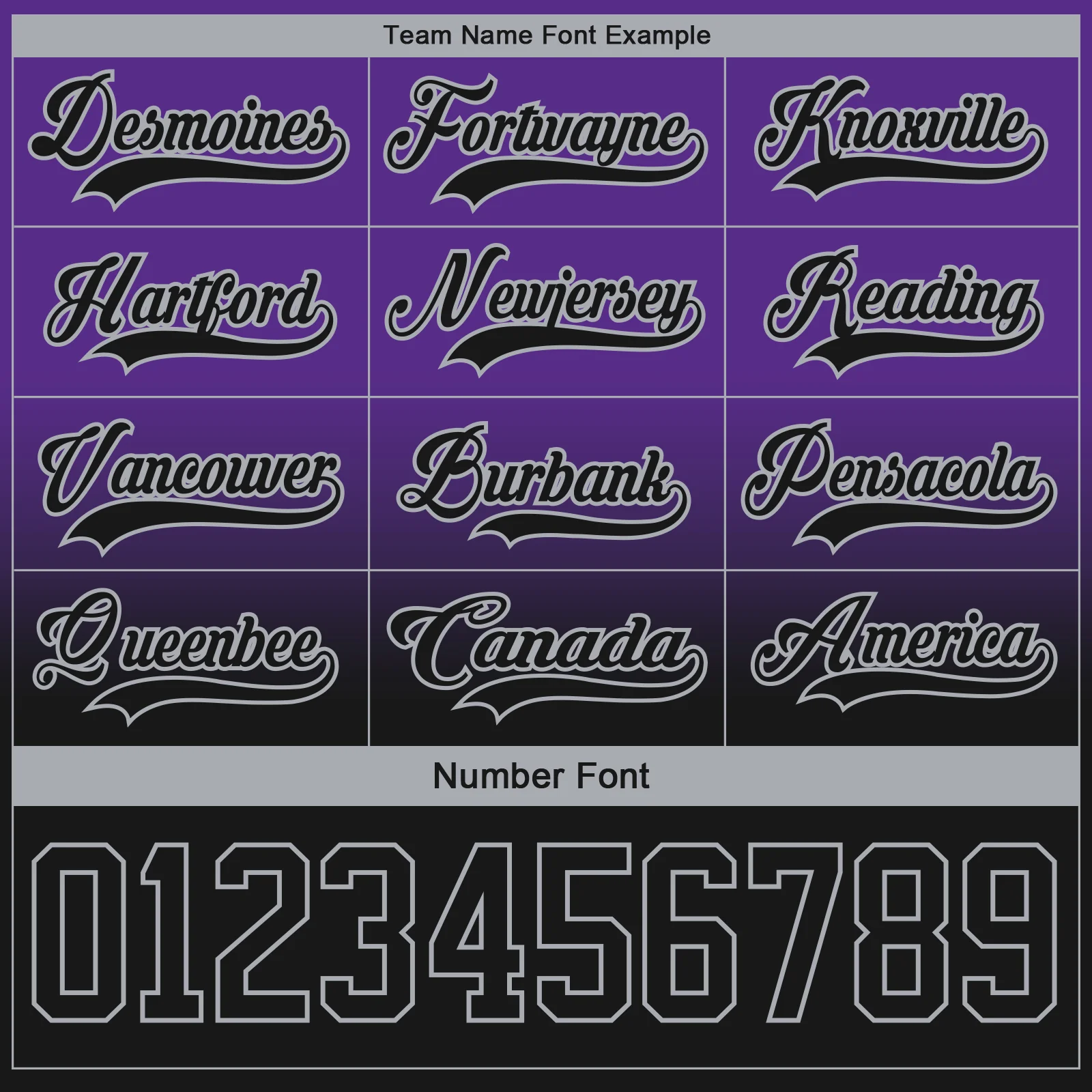 Custom Purple Black-Gray Fade Fashion Hockey Lace Neck Jersey - Image 6
