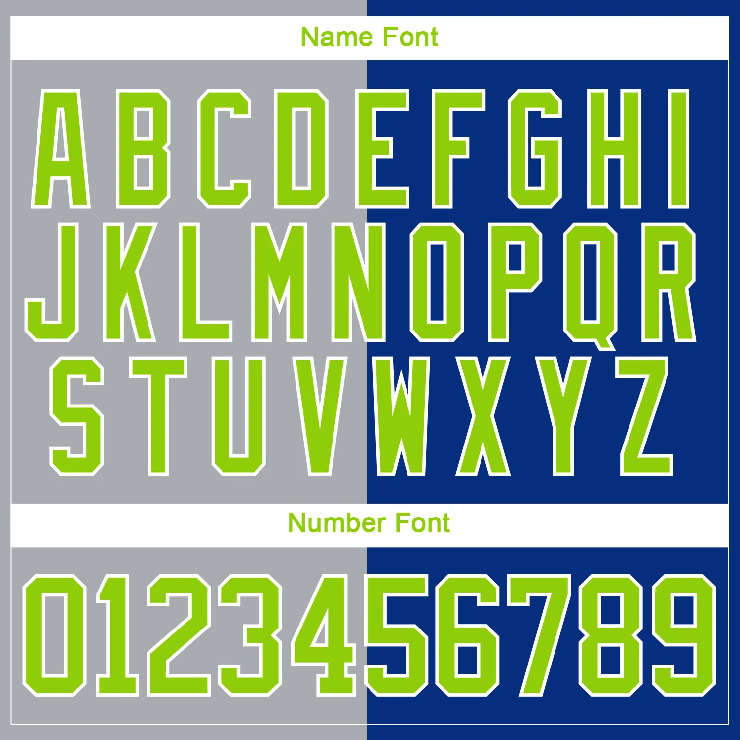Custom Royal Neon Green Gray-White Split Fashion Hockey Lace Neck Jersey - Image 7
