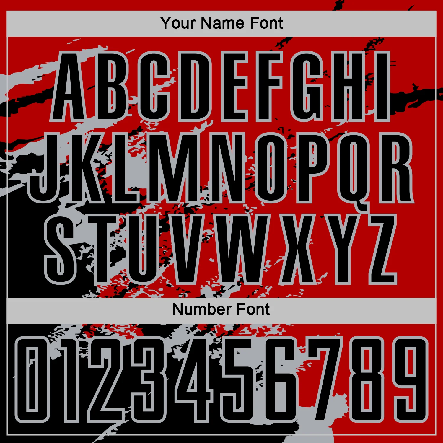 Custom Red Black-Gray Abstract Fragment Art Splash Sports Sublimation Soccer Uniform Jersey - Image 6