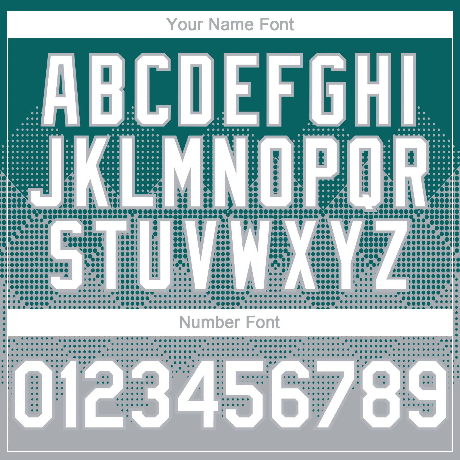 Custom Teal White-Gray 3D Gradient Square Shape Authentic Baseball Jersey - Image 5
