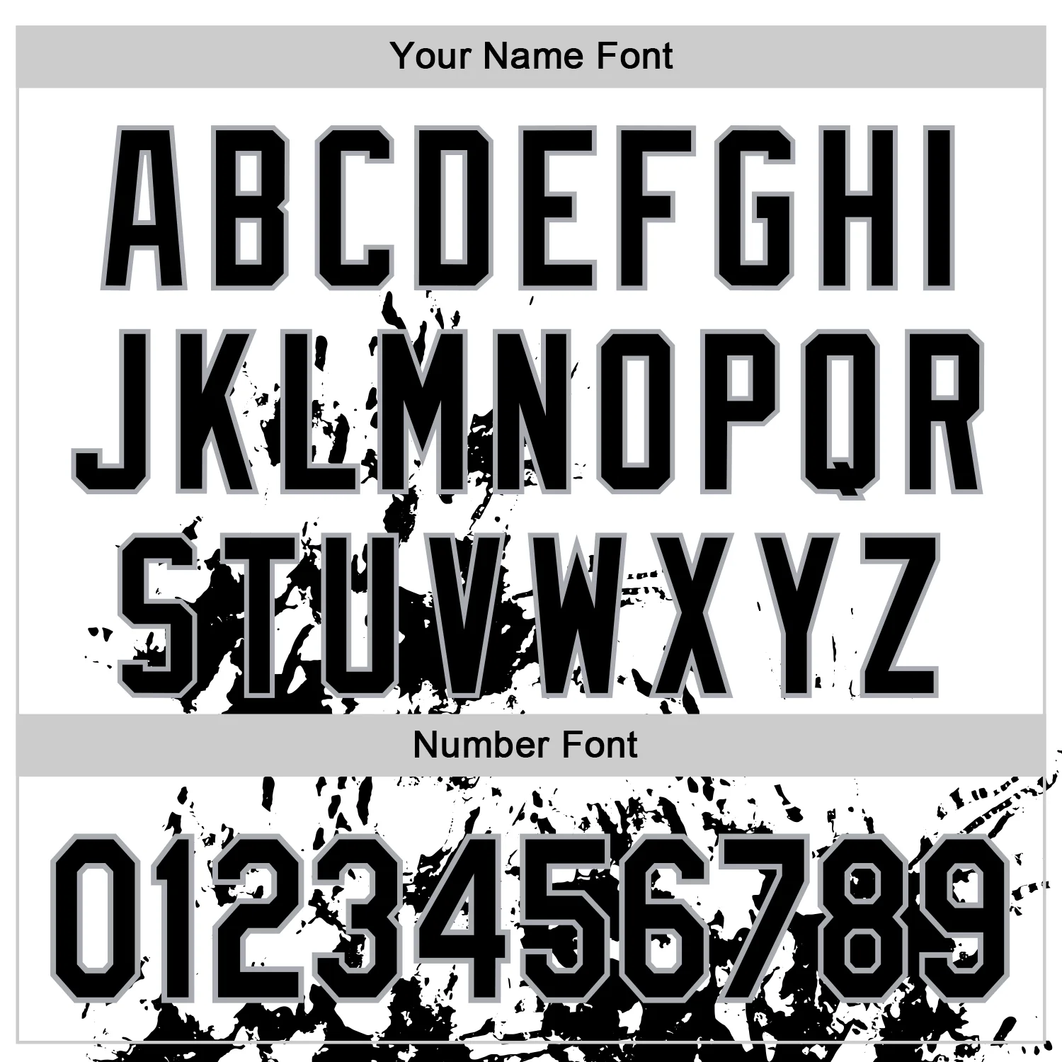Custom White Black-Gray Splash Art 3D Pattern Design Bomber Full-Snap Varsity Letterman Hoodie Jacket - Image 6