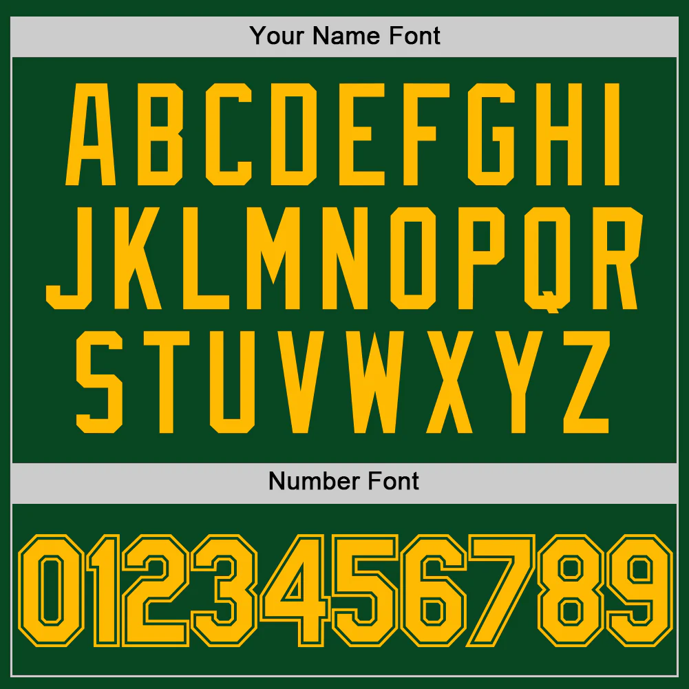 Custom Green Gold Authentic Throwback Basketball Jersey - Image 4