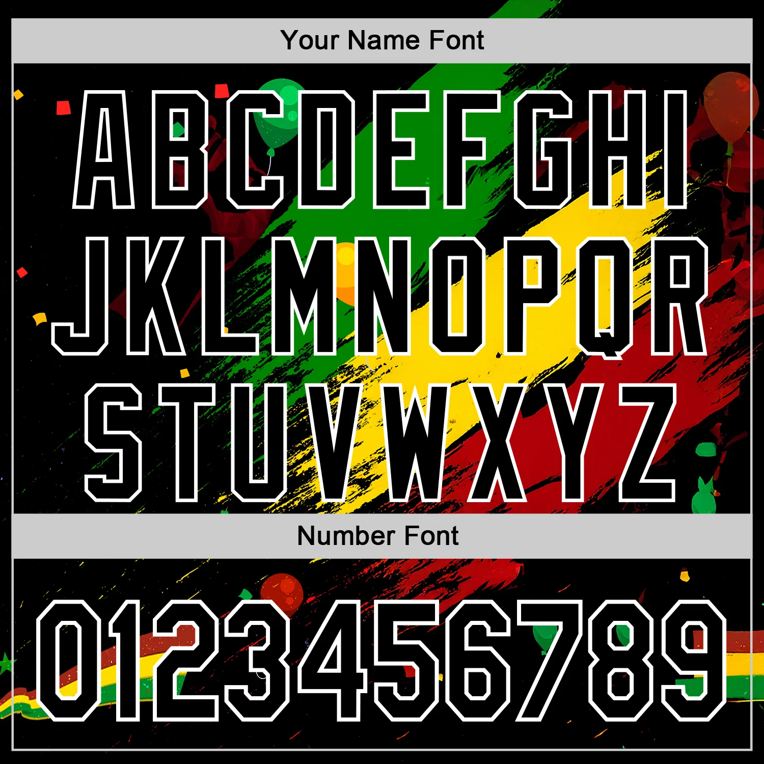 Custom Black Green Yellow Red-White Black History Month Africa Tribal Authentic Baseball Jersey - Image 5