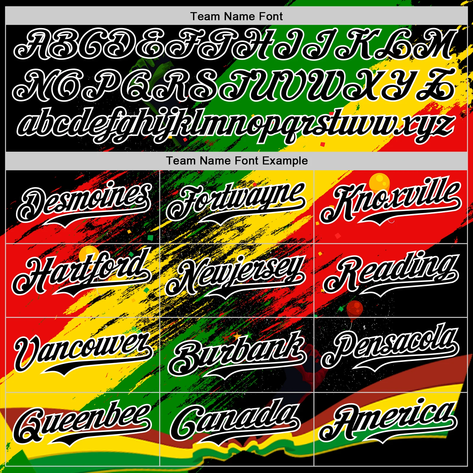 Custom Black Green Yellow Red-White Black History Month Africa Tribal Authentic Baseball Jersey - Image 4