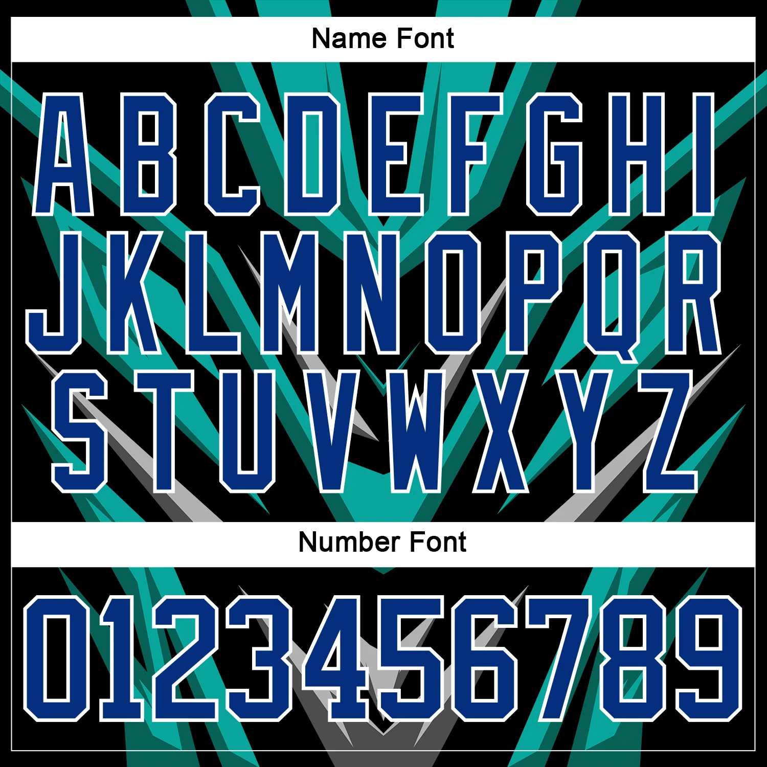 Custom Black Royal Green Gray-White Cyber Mecha E-sport Hockey Jersey - Image 7