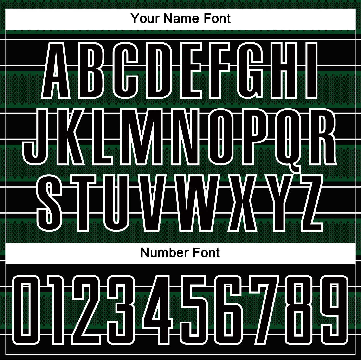 Custom Black Green-White Geometric Shapes And Line Sublimation Soccer Uniform Jersey - Image 6