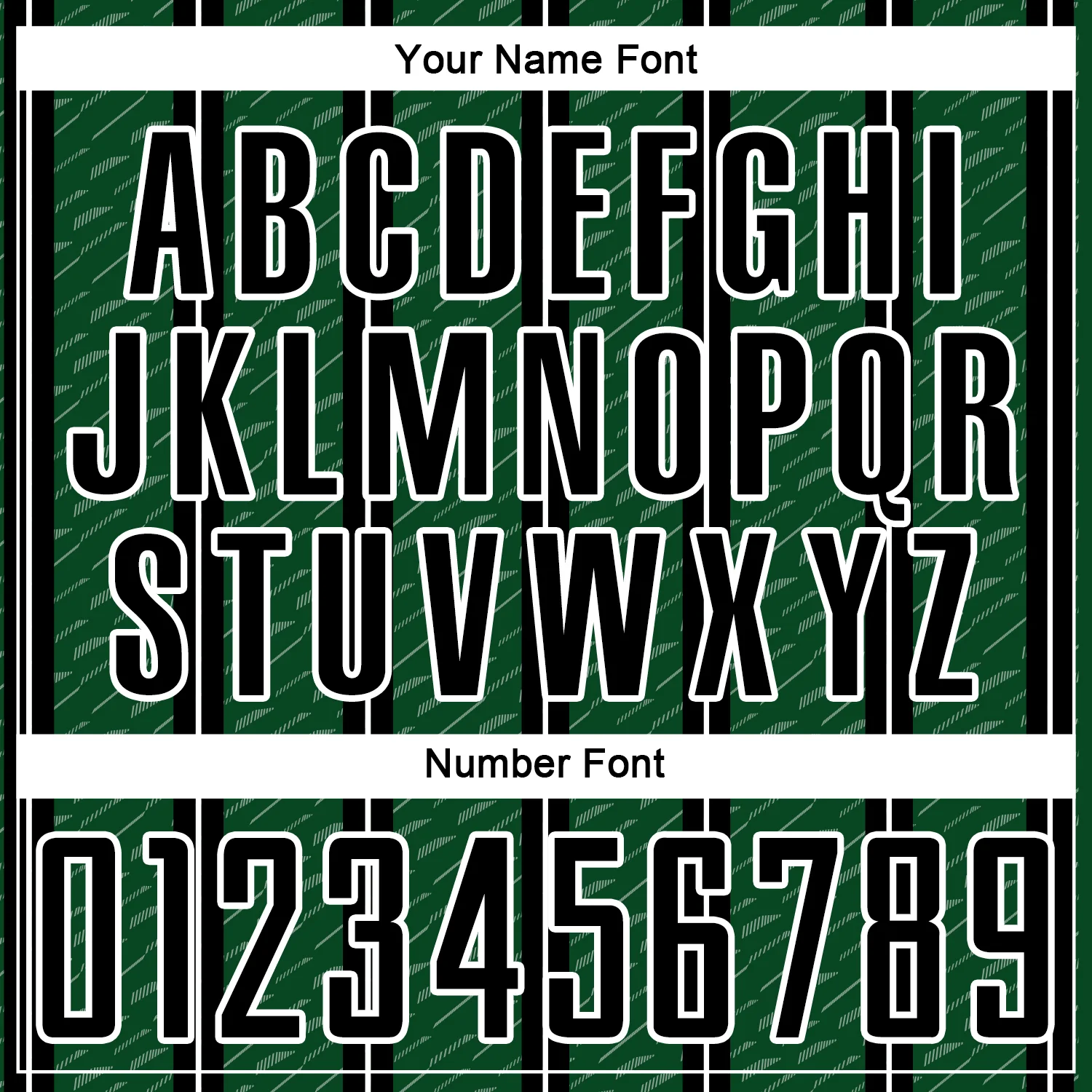 Custom Black Green-White Line Sublimation Soccer Uniform Jersey - Image 6
