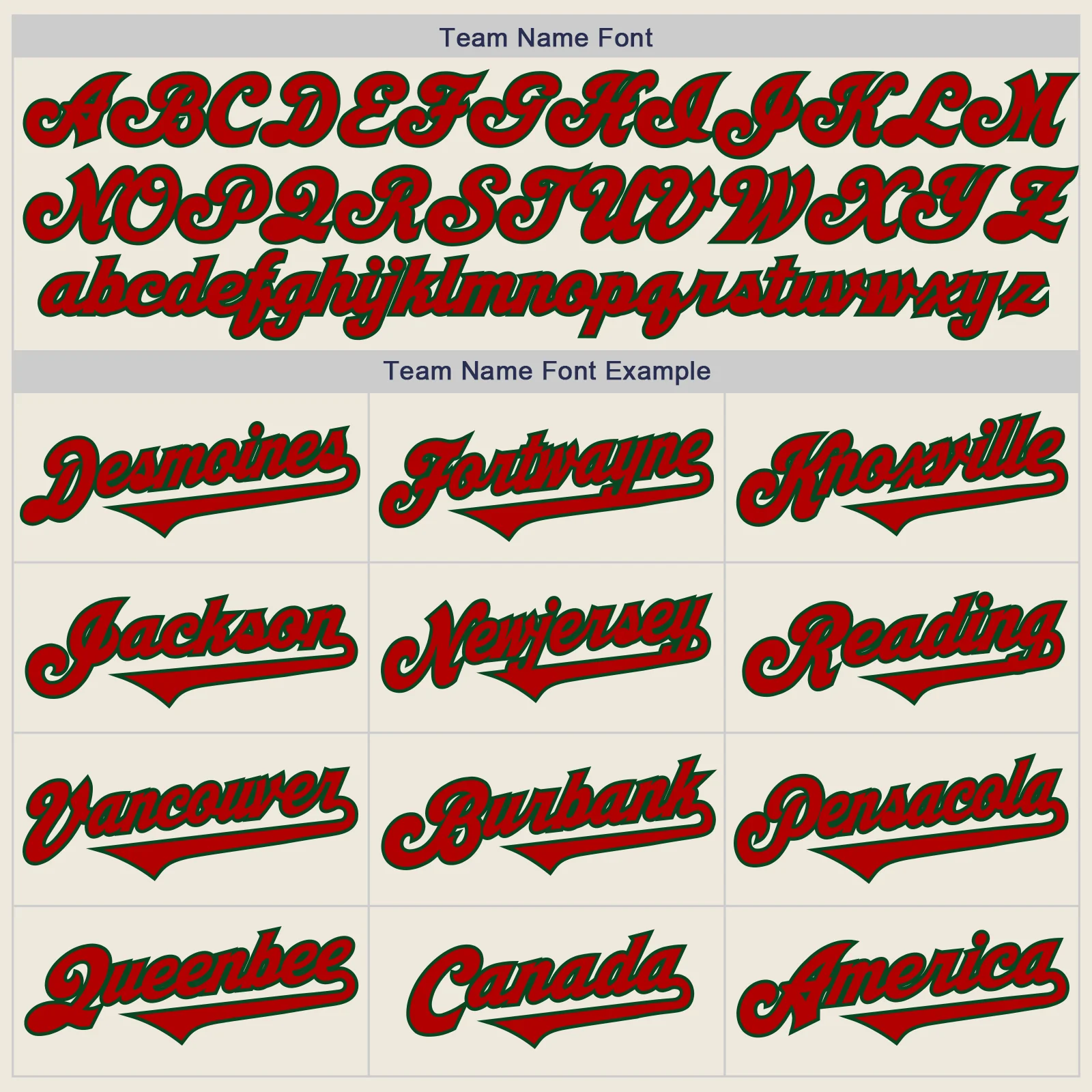 Custom Cream Red-Green Authentic Two Tone Baseball Jersey - Image 4