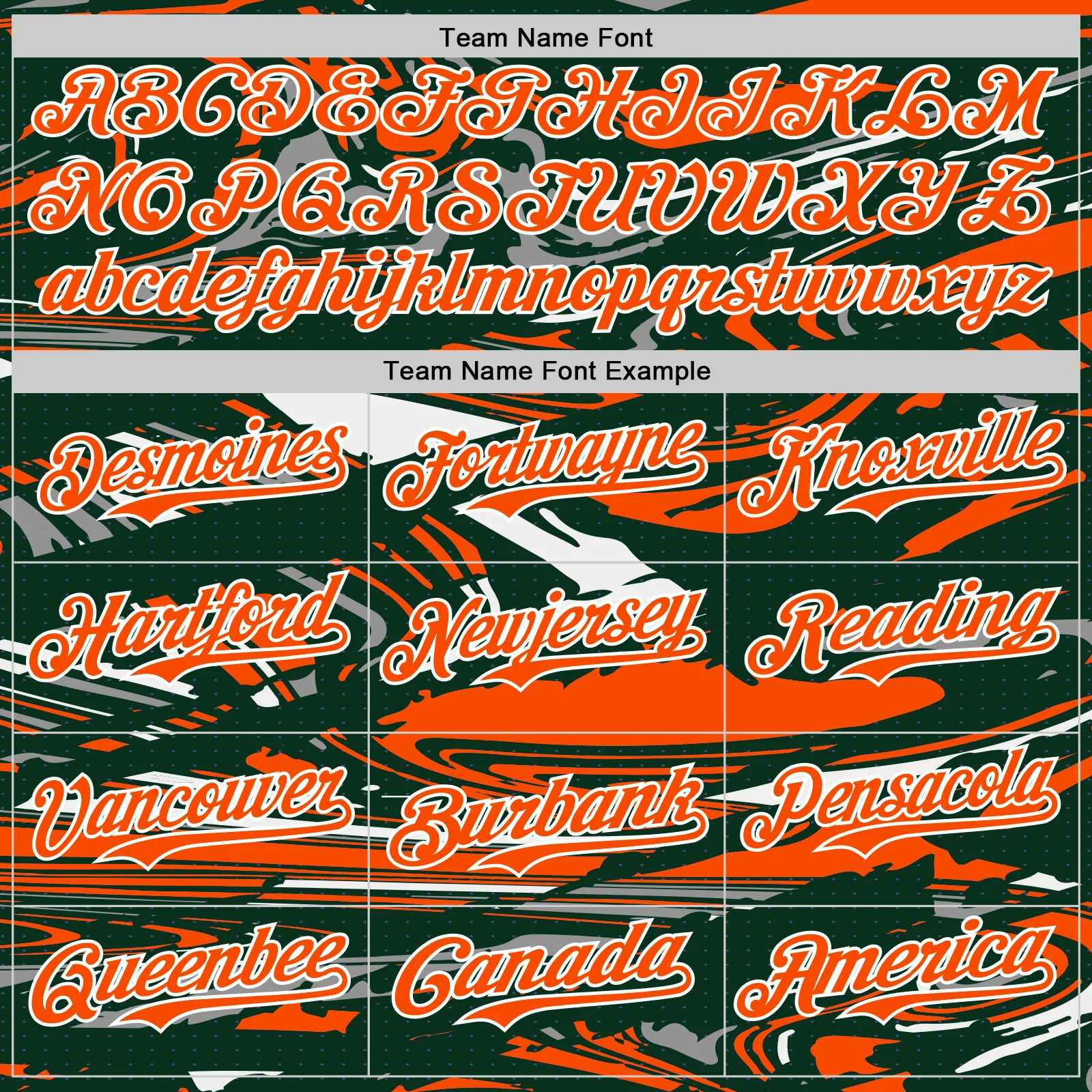 Custom Figure Orange Green-White Fluid Pattern Bomber Full-Snap Varsity Letterman Hoodie Jacket - Image 5