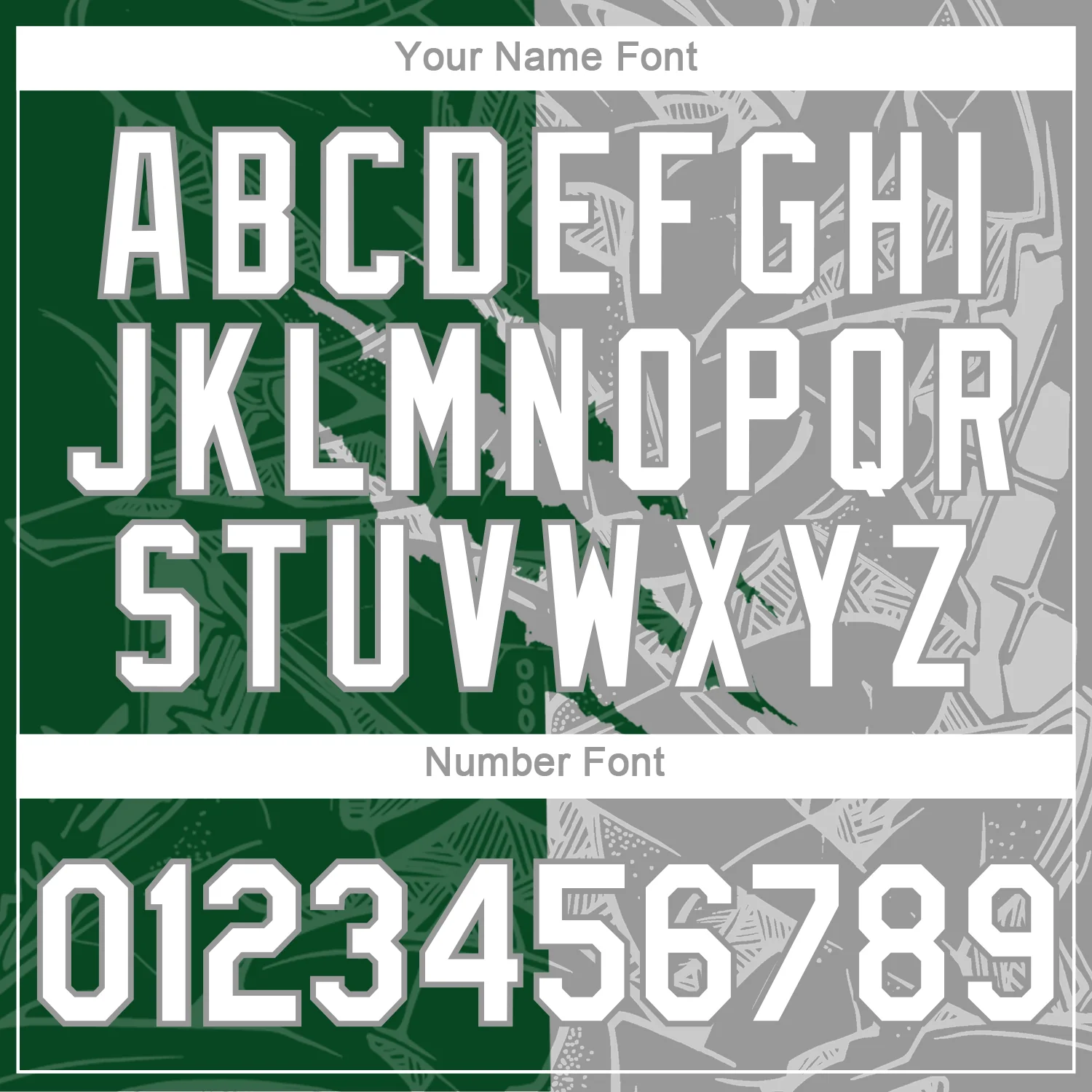 Custom Graffiti Pattern White Green-Gray Scratch 3D Performance T-Shirt - Image 4
