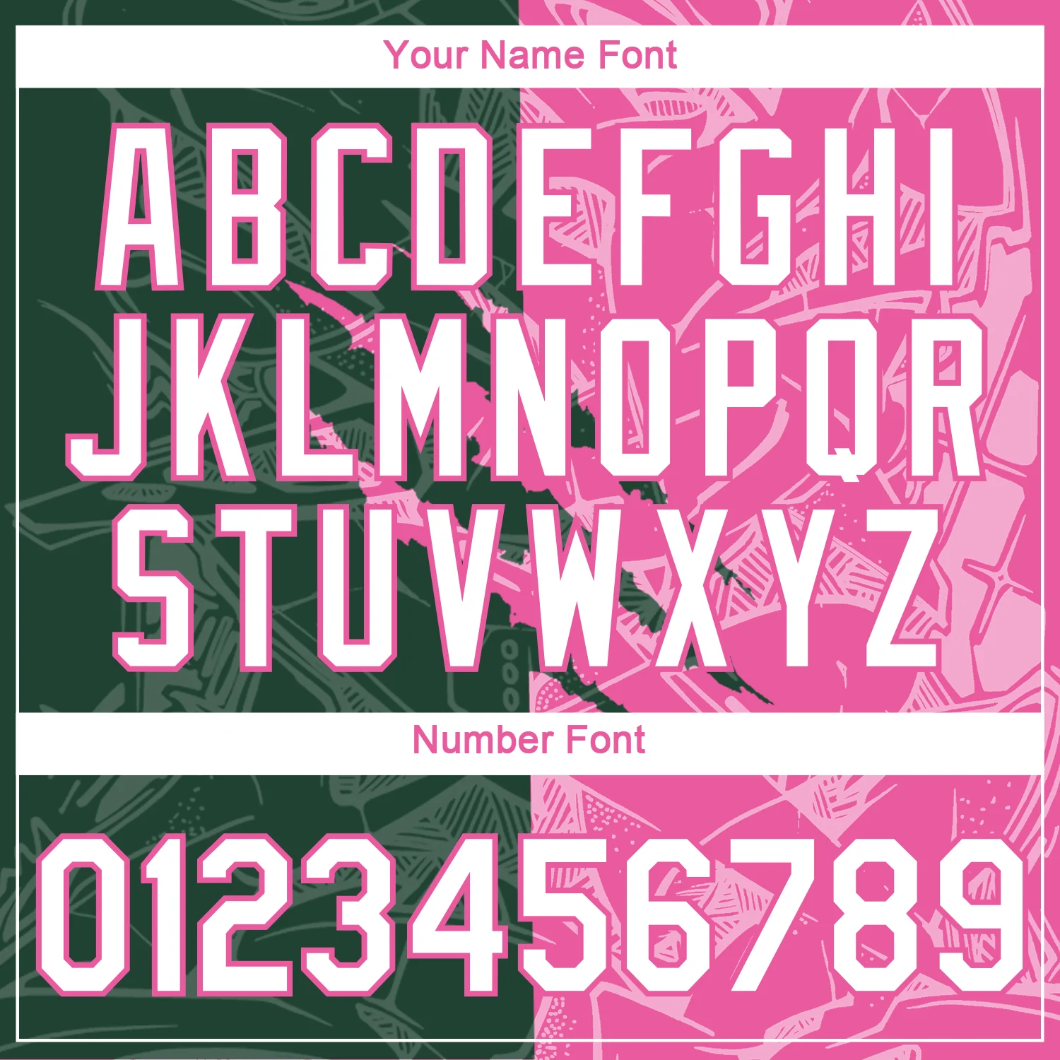 Custom Graffiti Pattern White Green-Pink Scratch 3D Performance T-Shirt - Image 4
