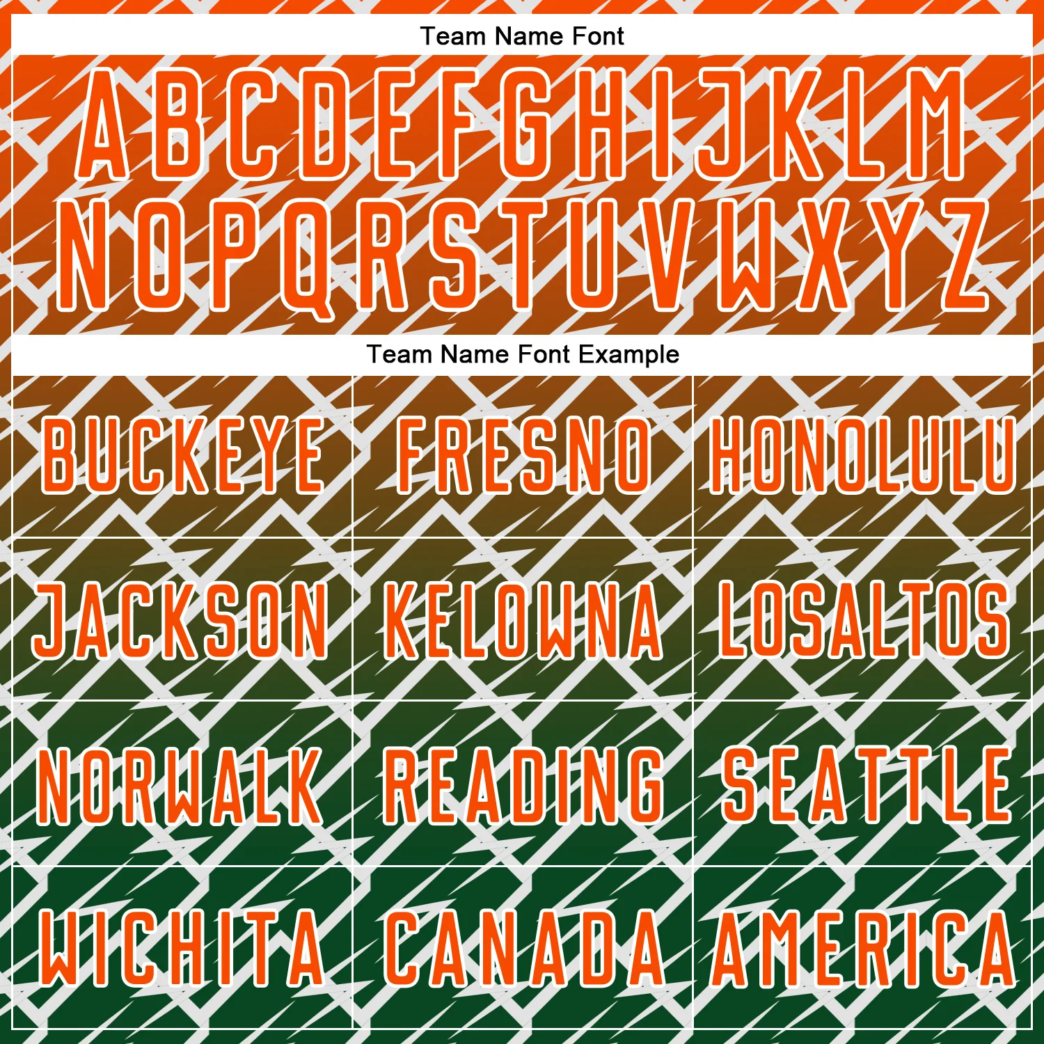 Custom Orange Green-White Lightning Sports Sublimation Soccer Uniform Jersey - Image 5
