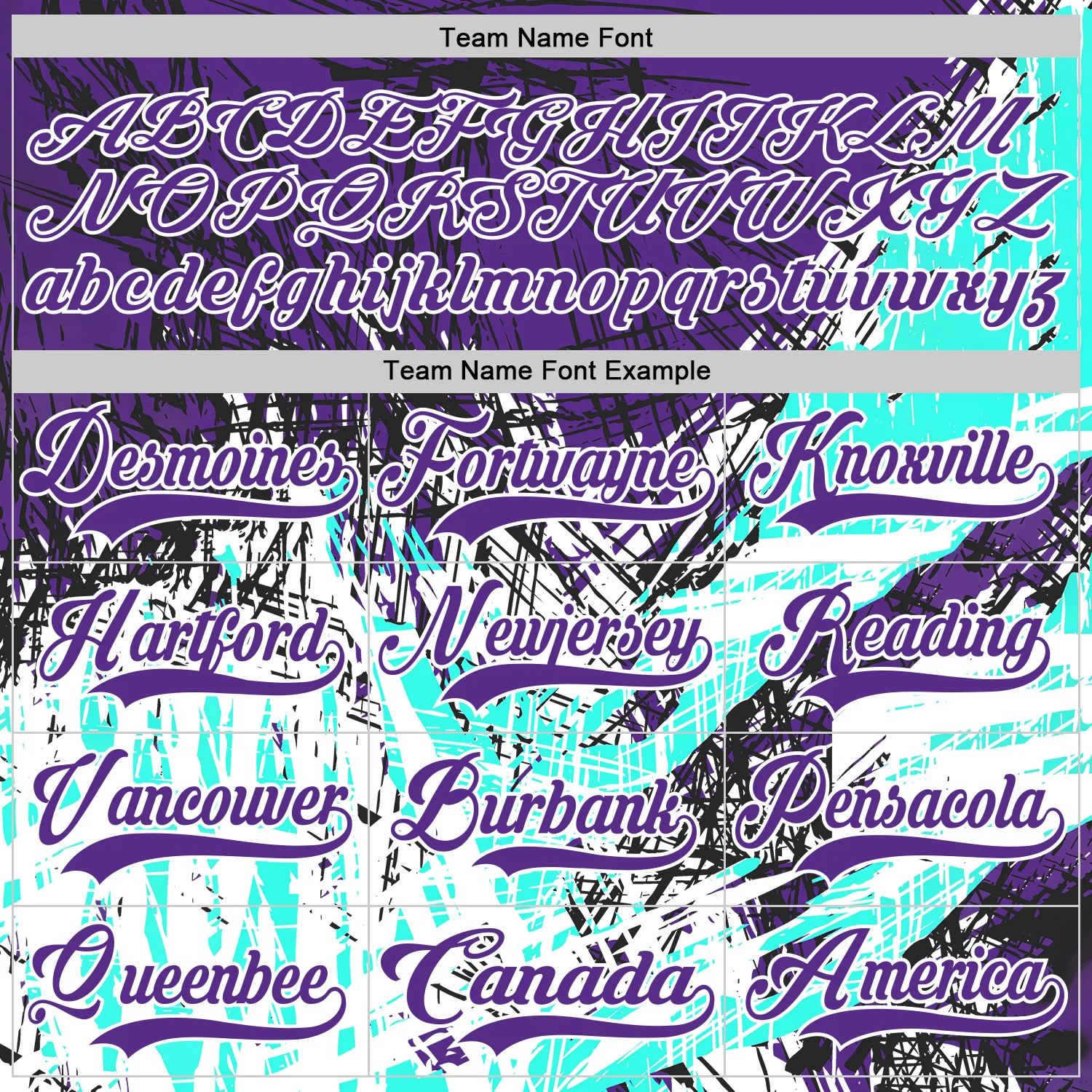 Custom Purple Green-White Abstract Splatter Paint Grunge Hockey Lace Neck Jersey - Image 6