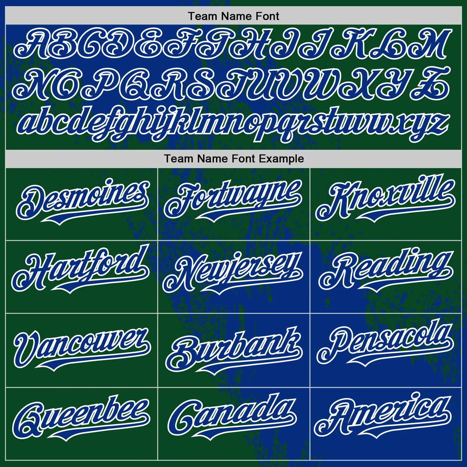 Custom Royal Green-White 3D Pattern Design Abstract Brush Stroke Authentic Baseball Jersey - Image 4