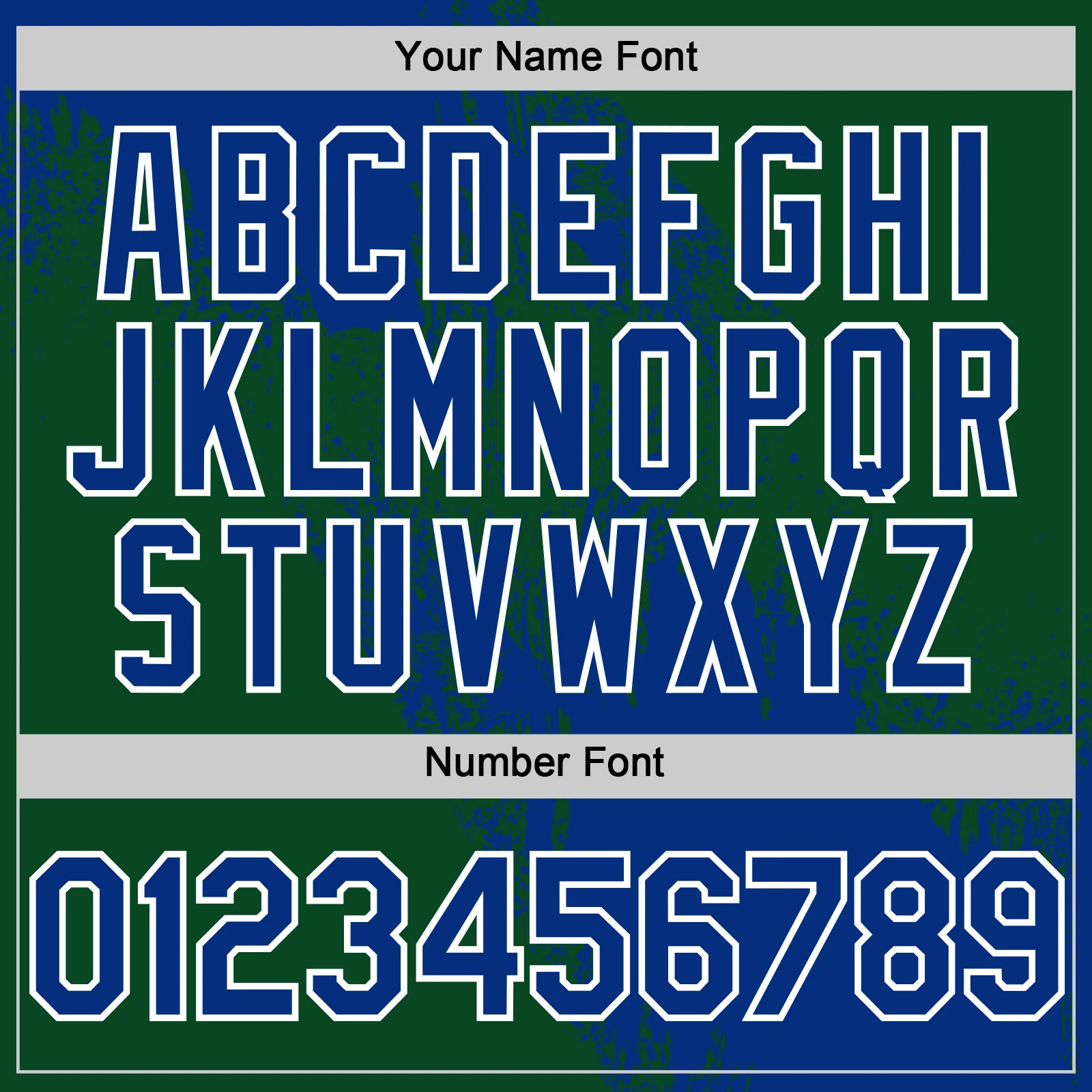 Custom Royal Green-White 3D Pattern Design Abstract Brush Stroke Authentic Baseball Jersey - Image 5
