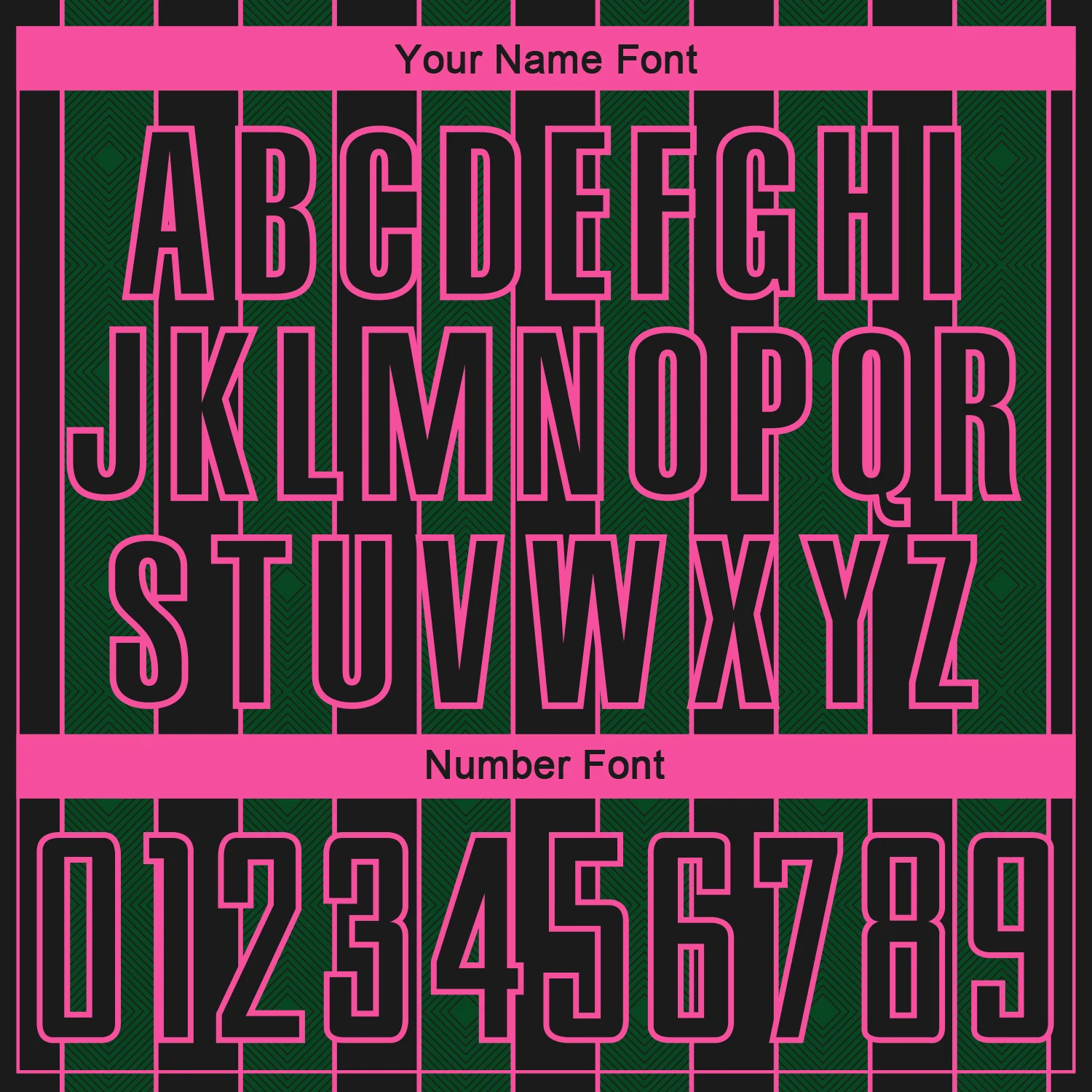 Custom Black Green-Pink Pinstripe Line Sports Sublimation Soccer Uniform Jersey - Image 6